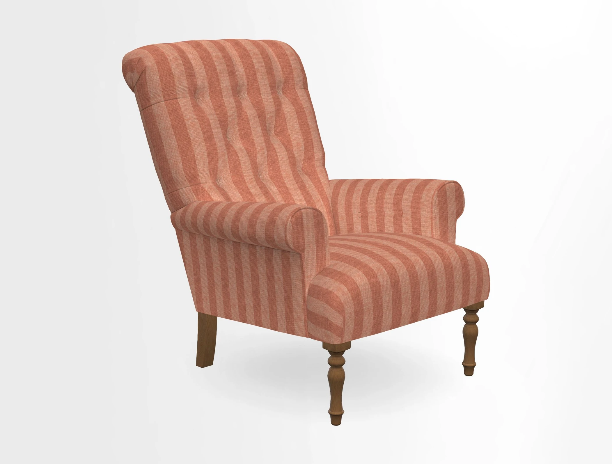 Chelsham Chair in Roxburgh Herringbone Paprika