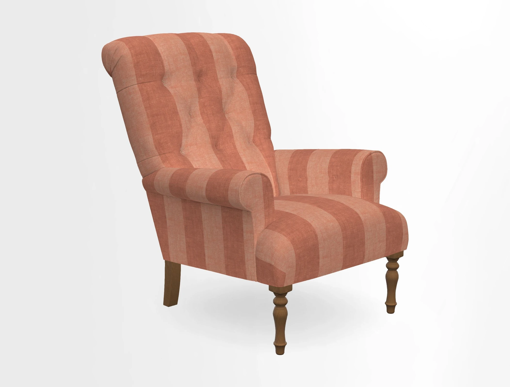 Chelsham Chair in Roxburgh Herringbone Paprika
