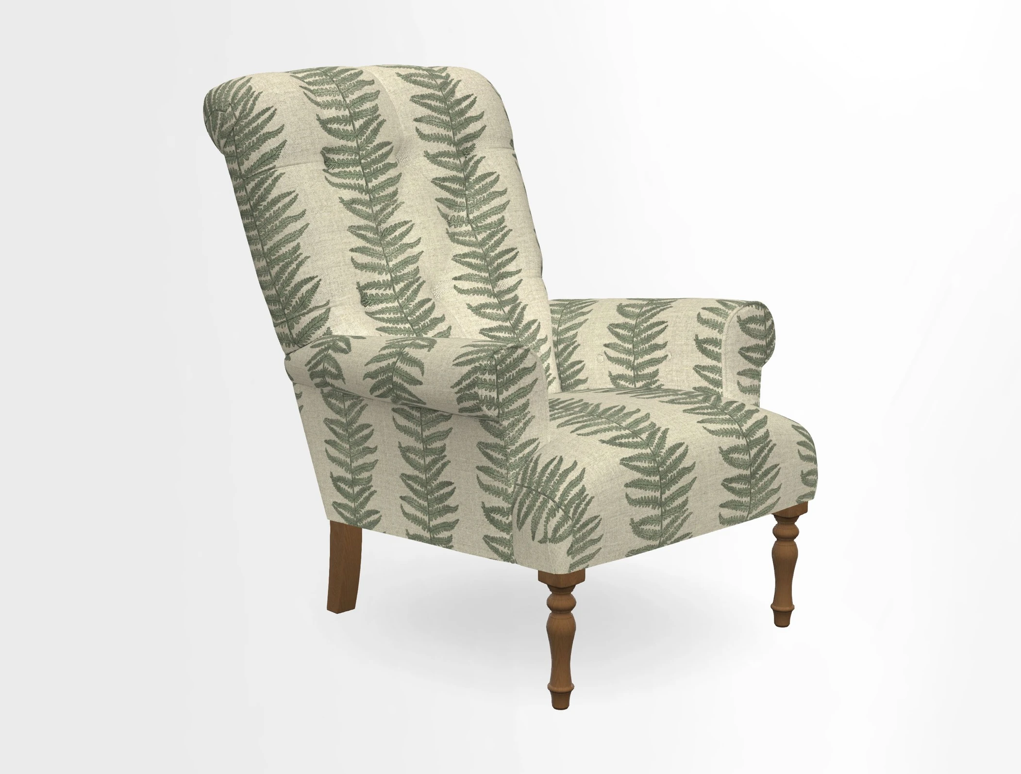 Chelsham Chair in Roxburgh Herringbone Paprika