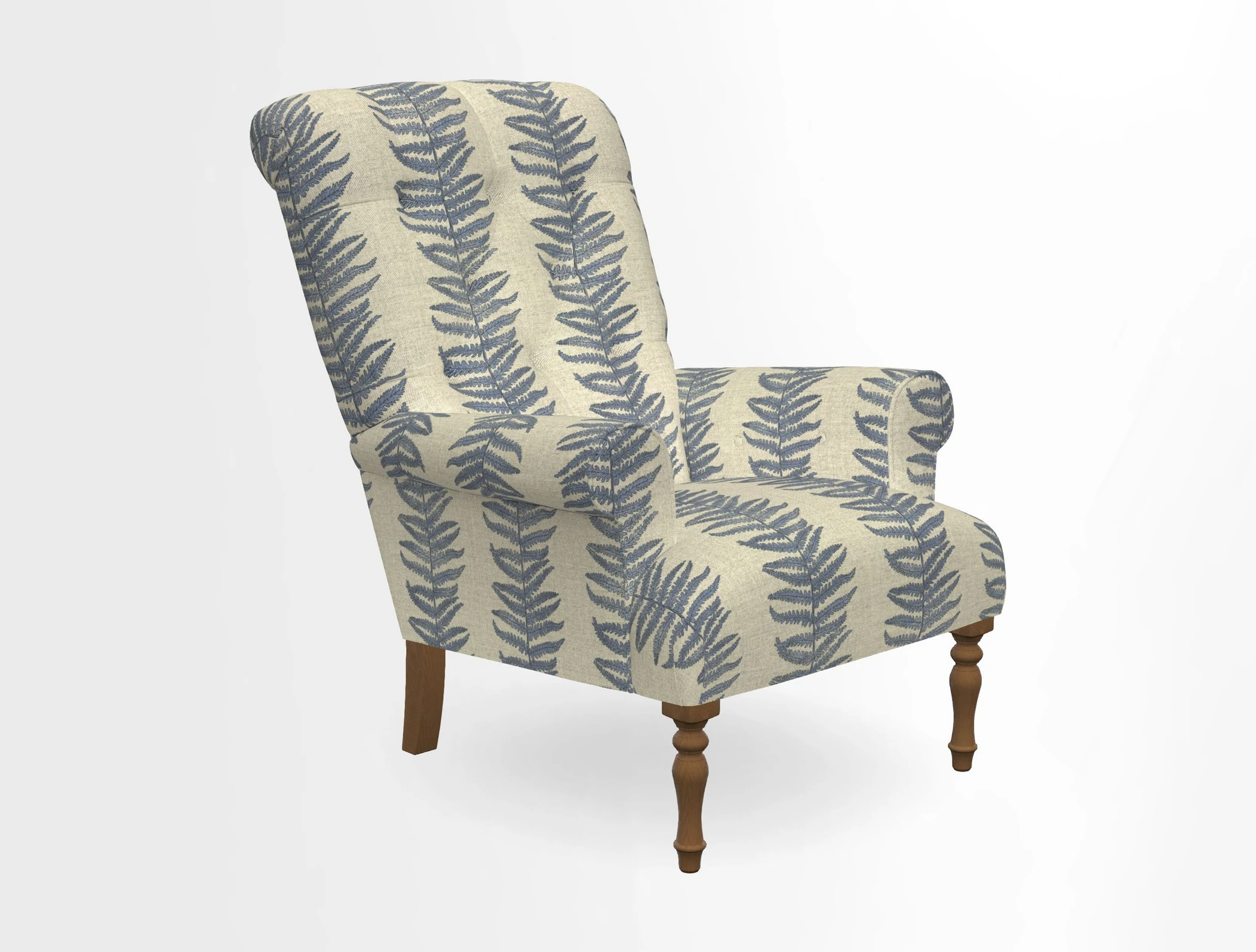 Chelsham Chair in Roxburgh Herringbone Paprika