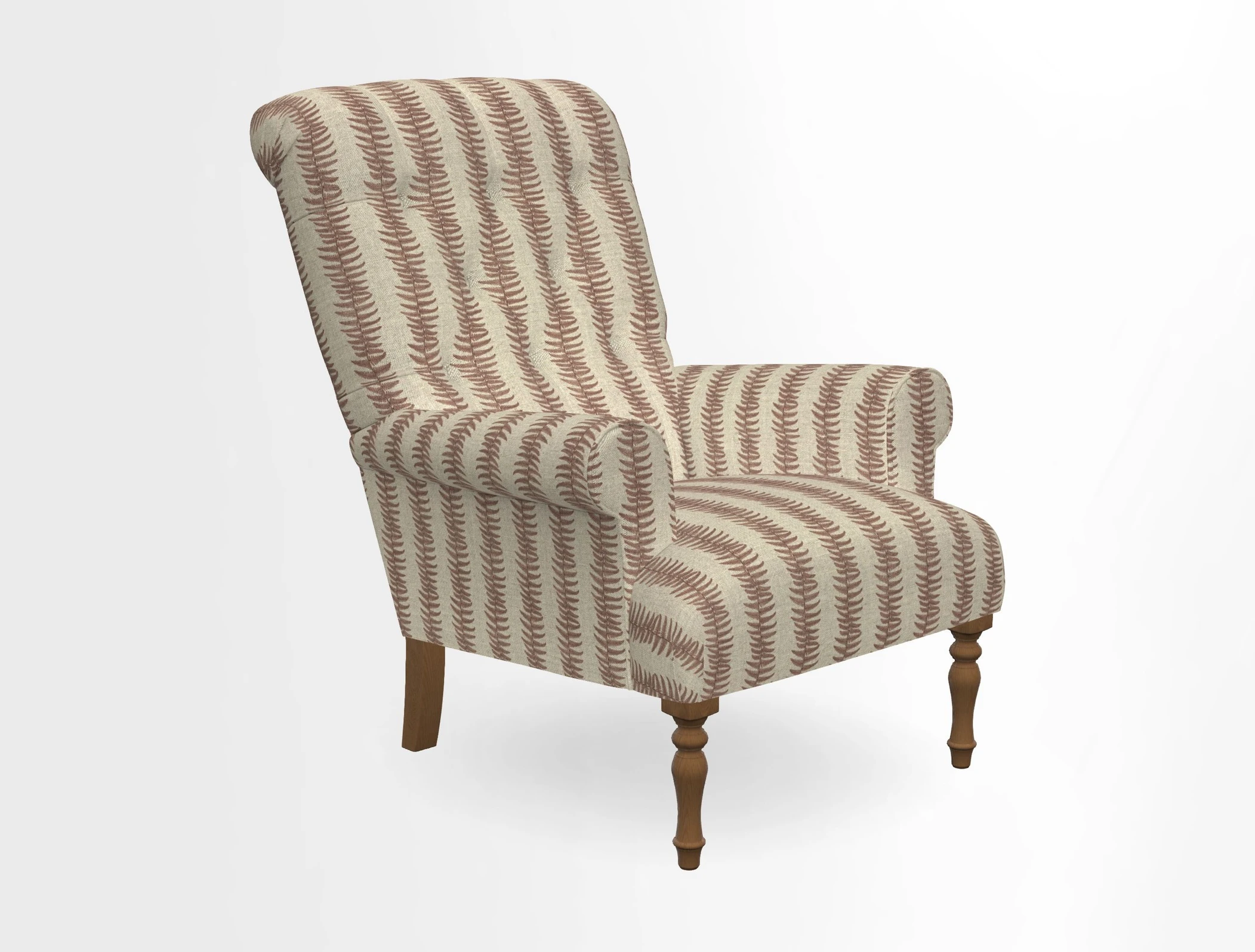 Chelsham Chair in Roxburgh Herringbone Paprika