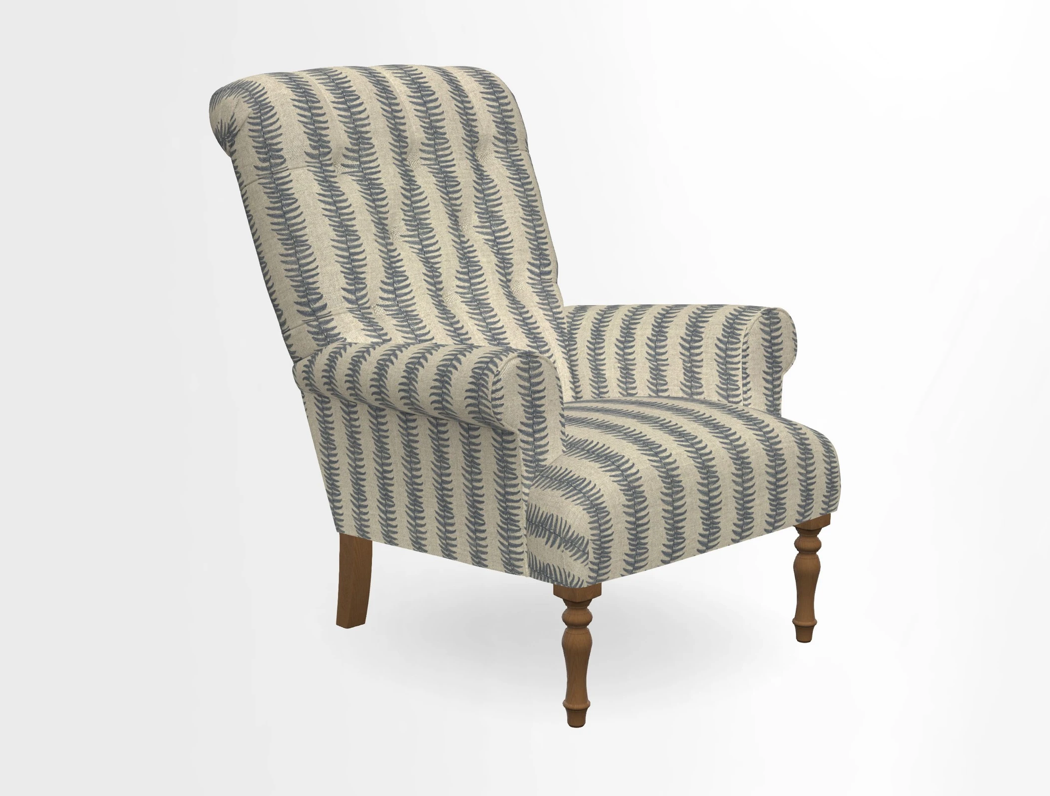 Chelsham Chair in Roxburgh Herringbone Paprika