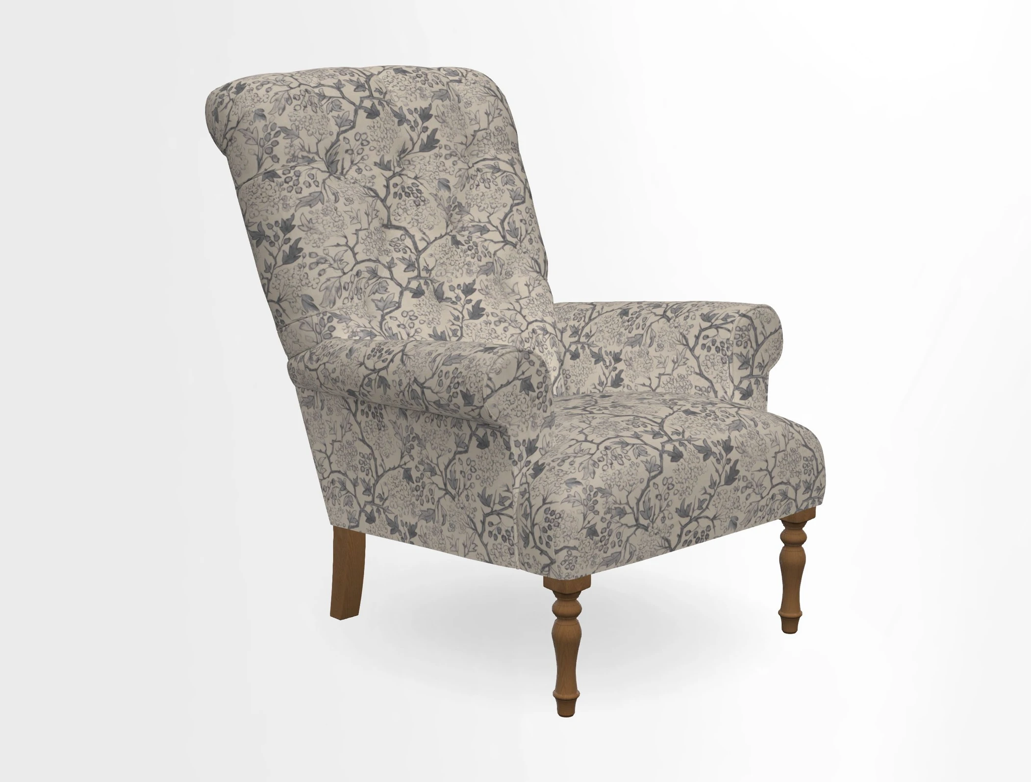Chelsham Chair in Roxburgh Herringbone Paprika