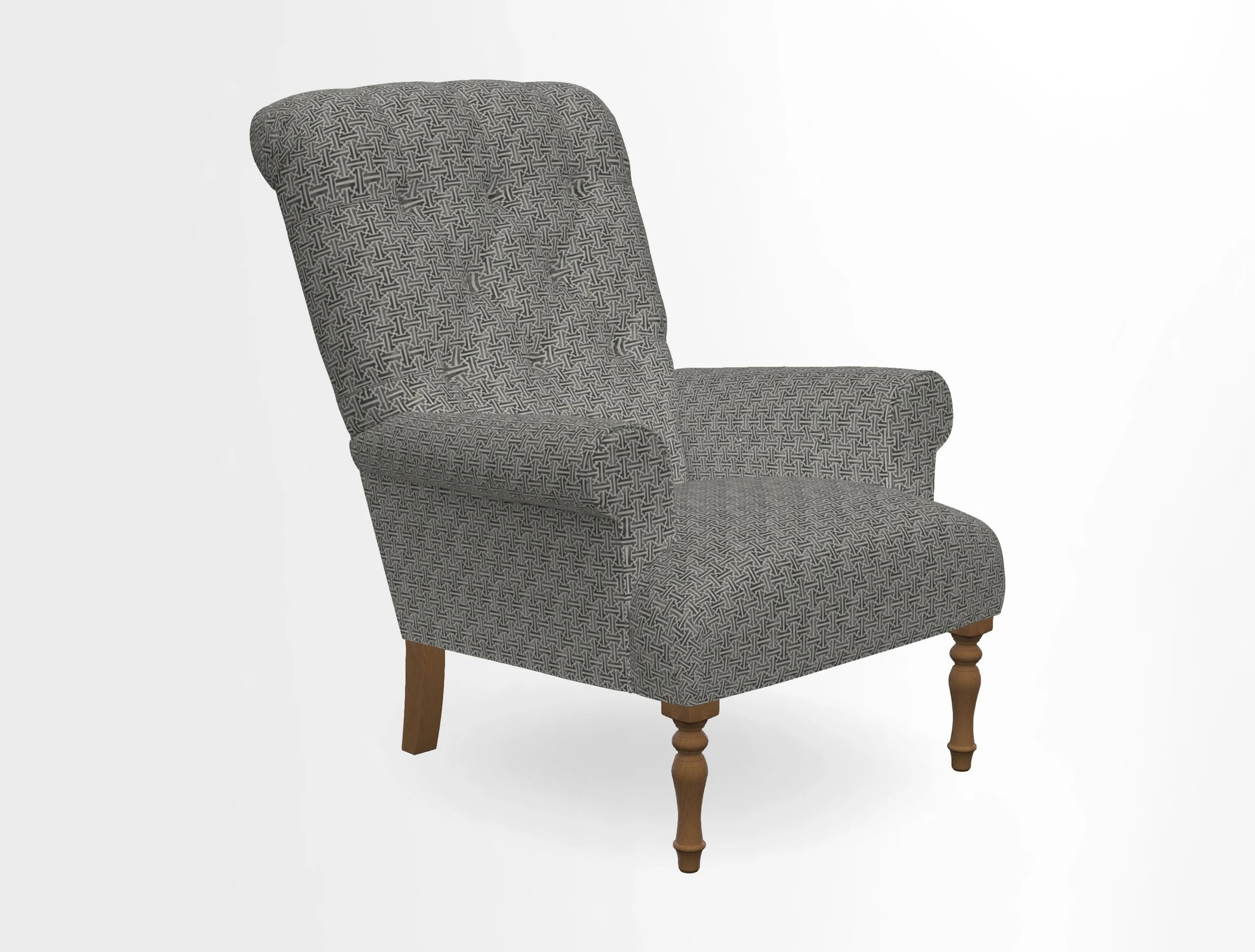 Chelsham Chair in Roxburgh Herringbone Paprika