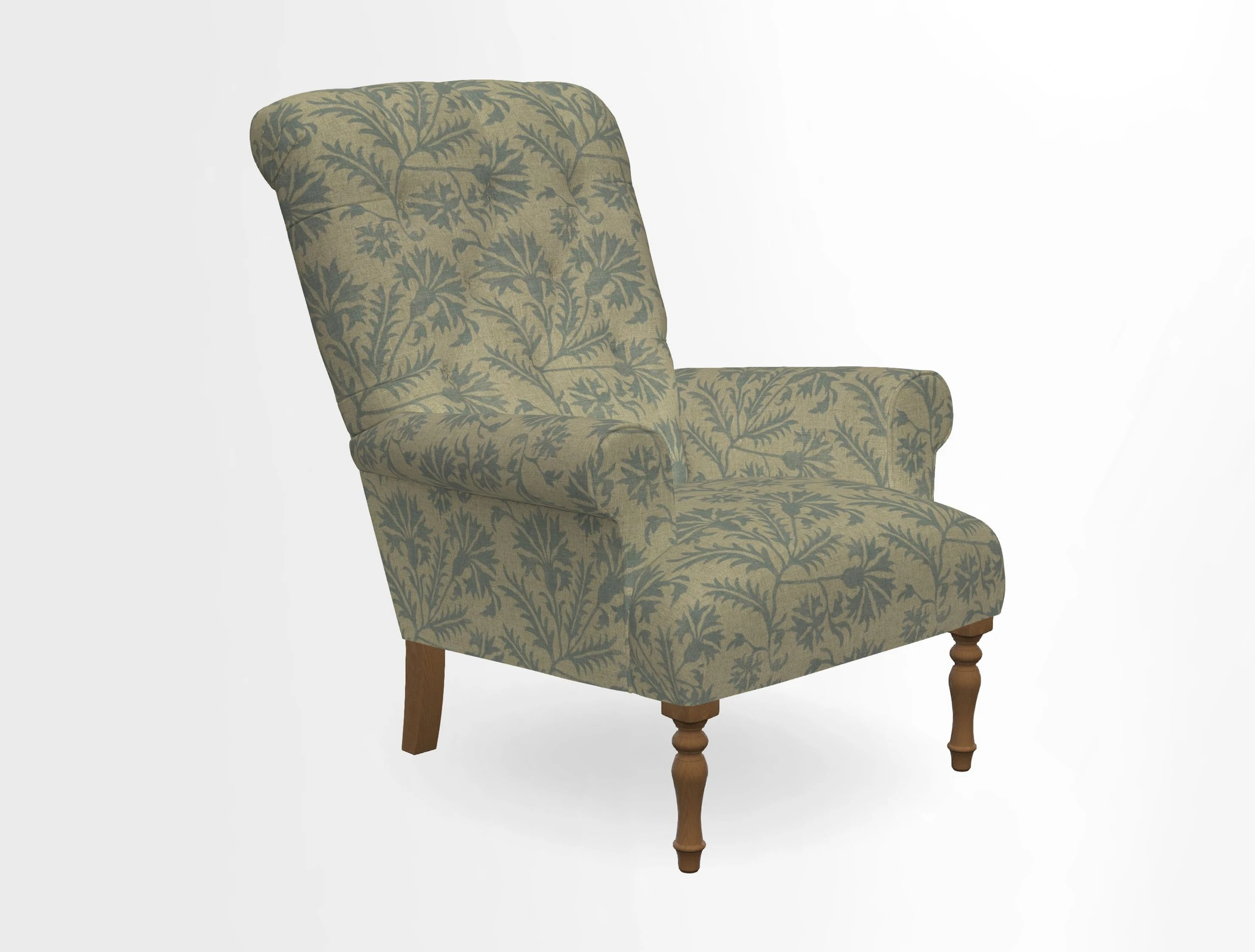 Chelsham Chair in Roxburgh Herringbone Paprika