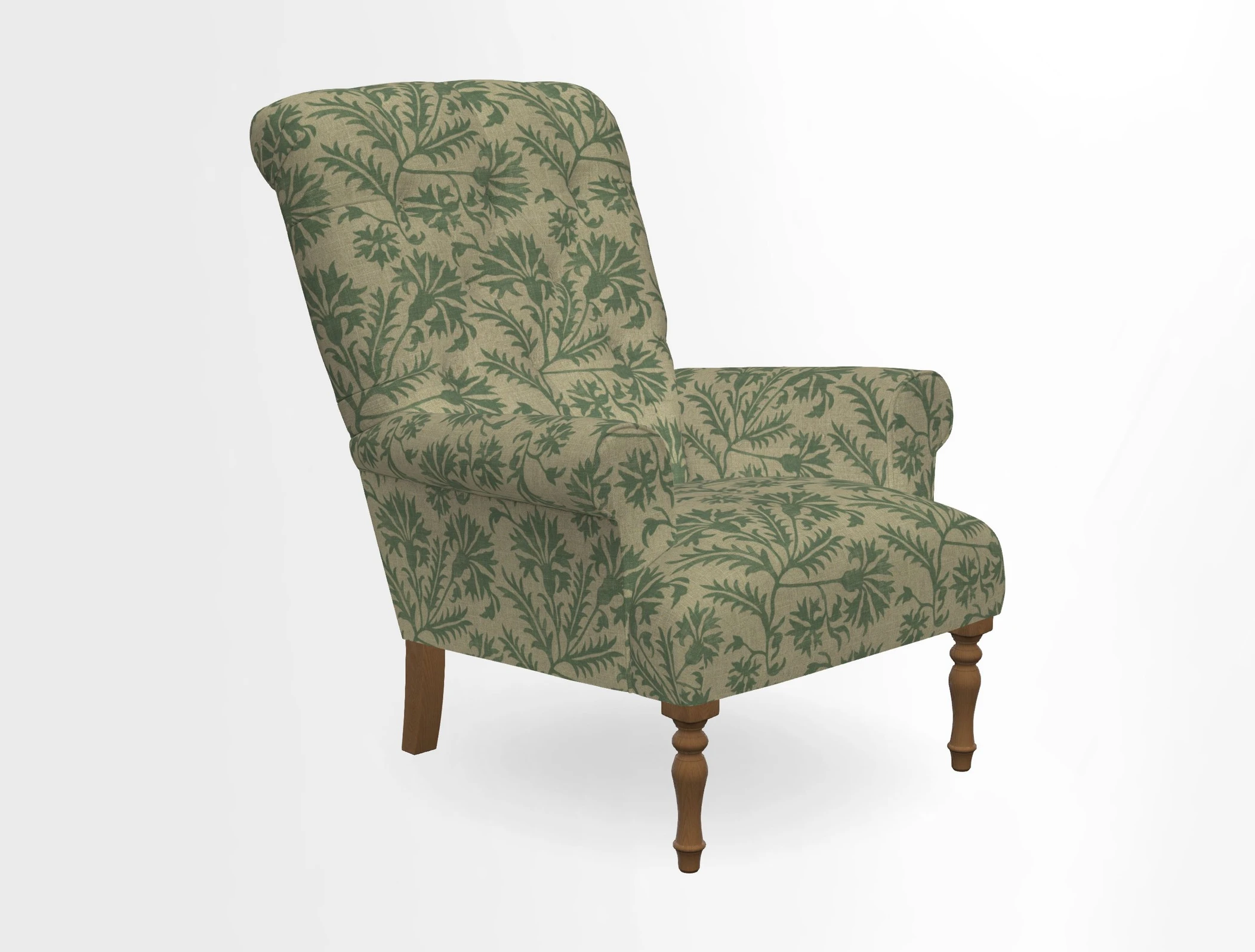 Chelsham Chair in Roxburgh Herringbone Paprika