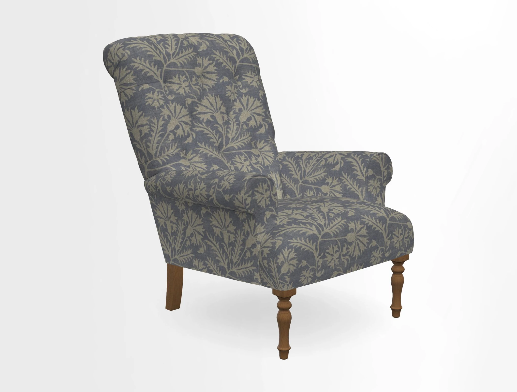 Chelsham Chair in Roxburgh Herringbone Paprika