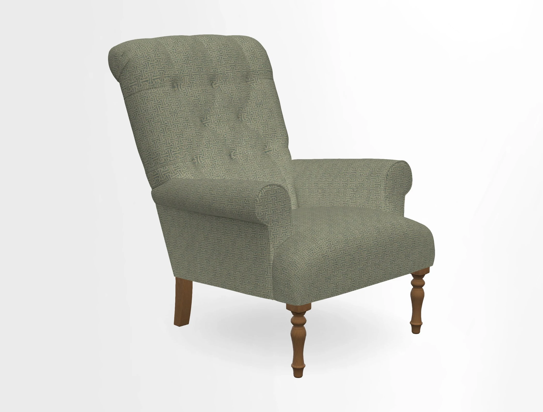 Chelsham Chair in Roxburgh Herringbone Paprika