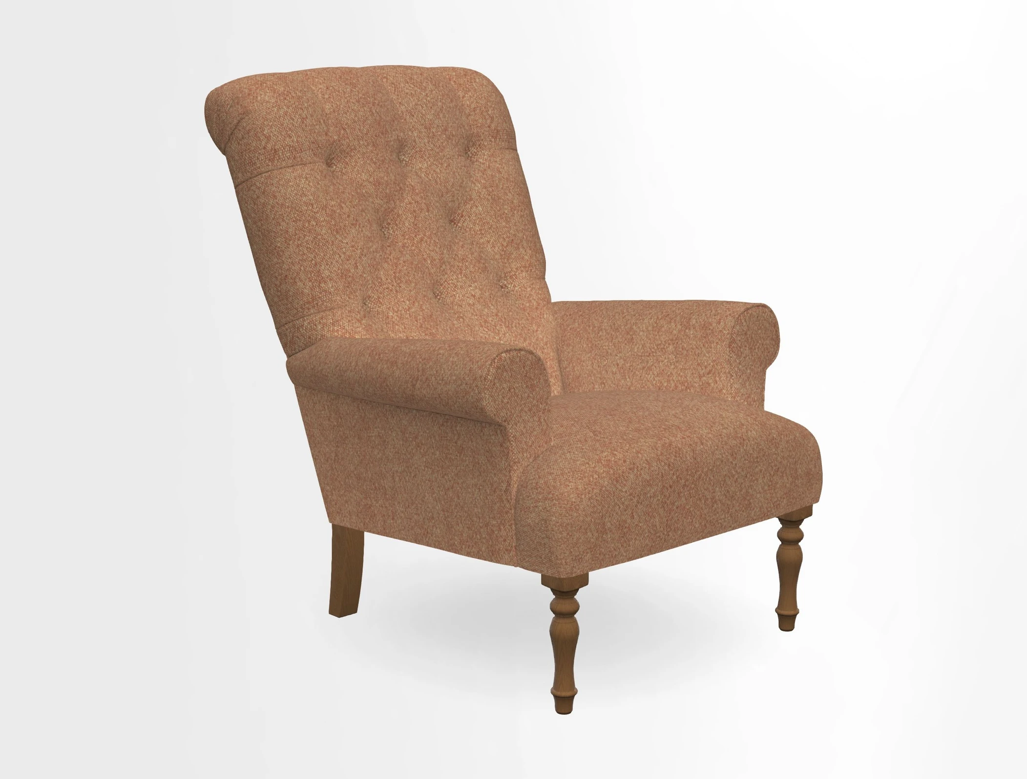 Chelsham Chair in Roxburgh Herringbone Paprika