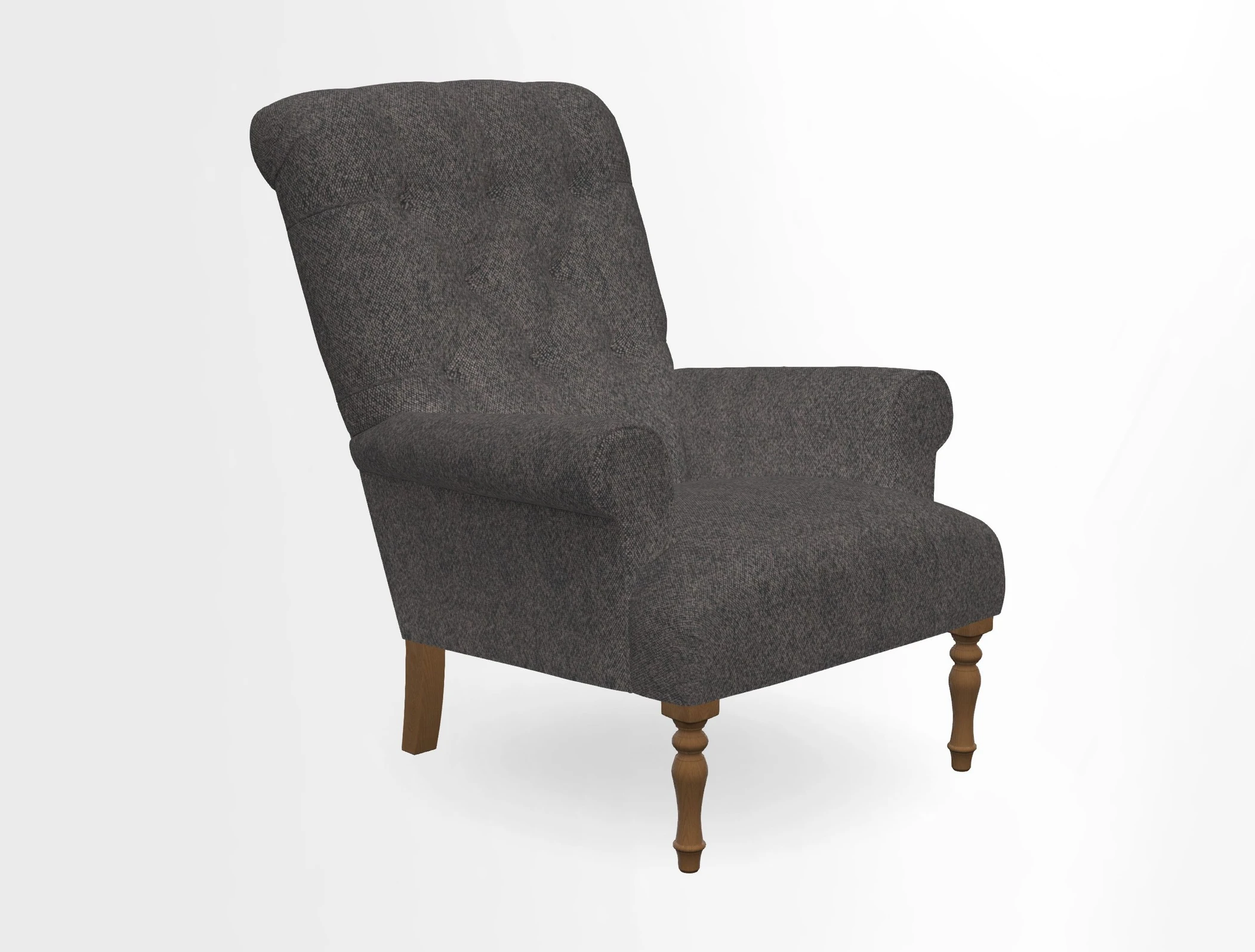 Chelsham Chair in Roxburgh Herringbone Paprika