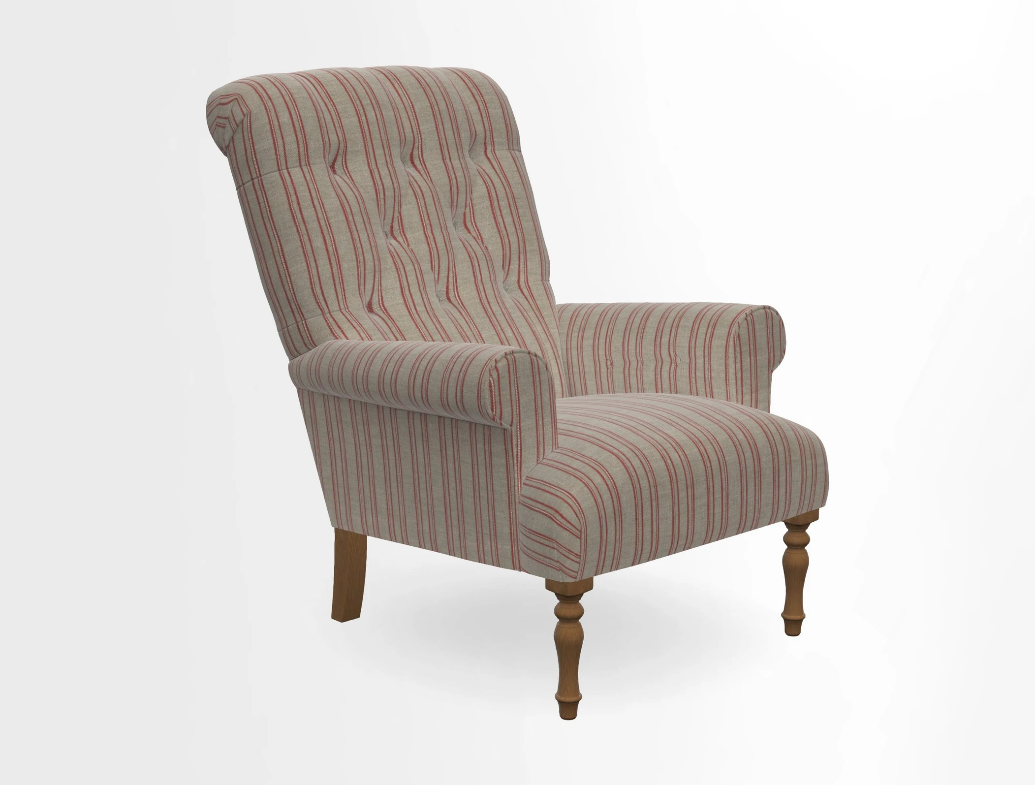 Chelsham Chair in Roxburgh Herringbone Paprika
