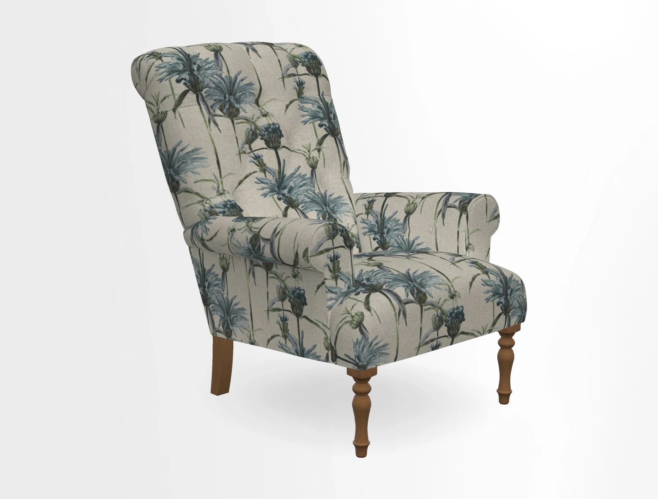 Chelsham Chair in Roxburgh Herringbone Paprika