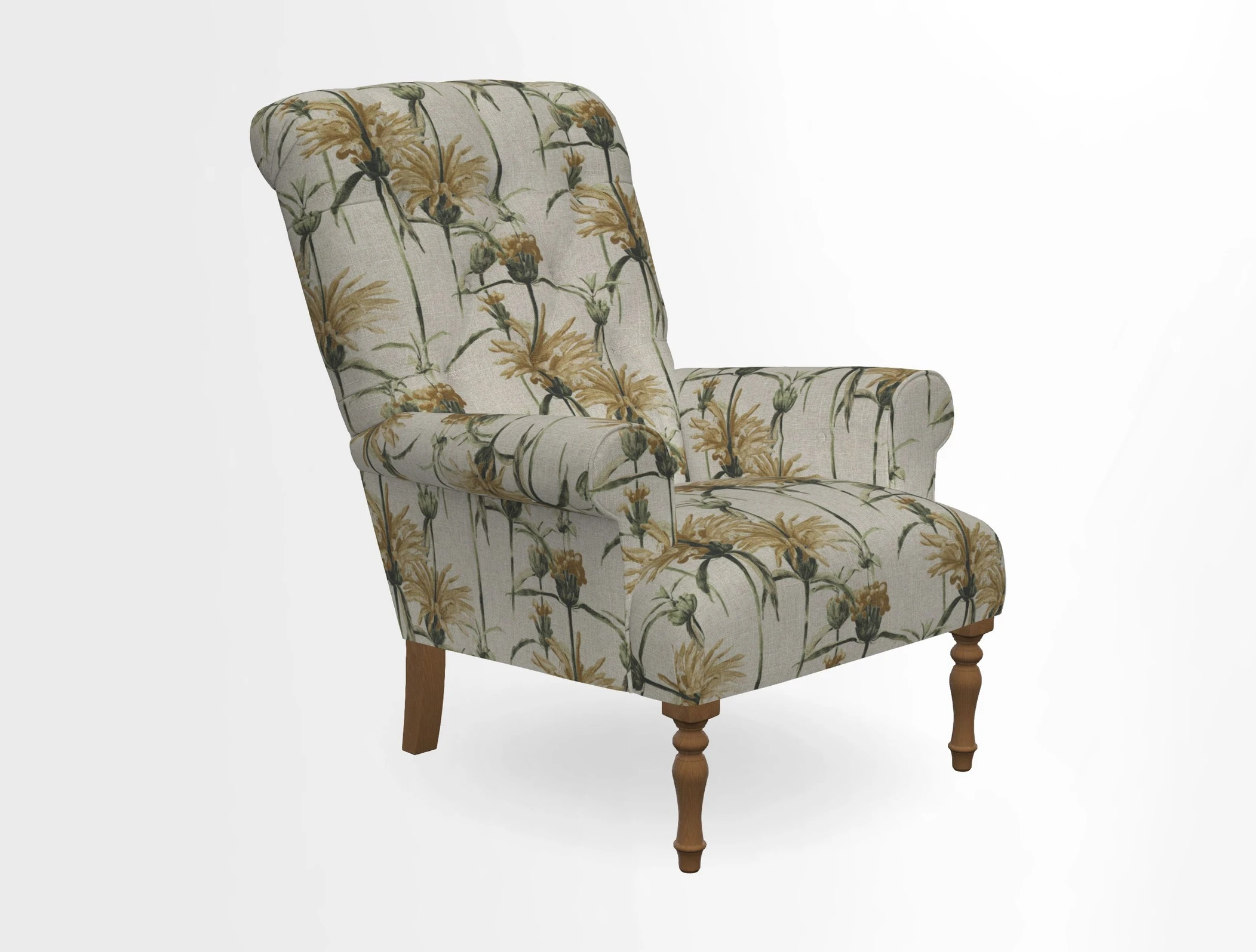 Chelsham Chair in Roxburgh Herringbone Paprika