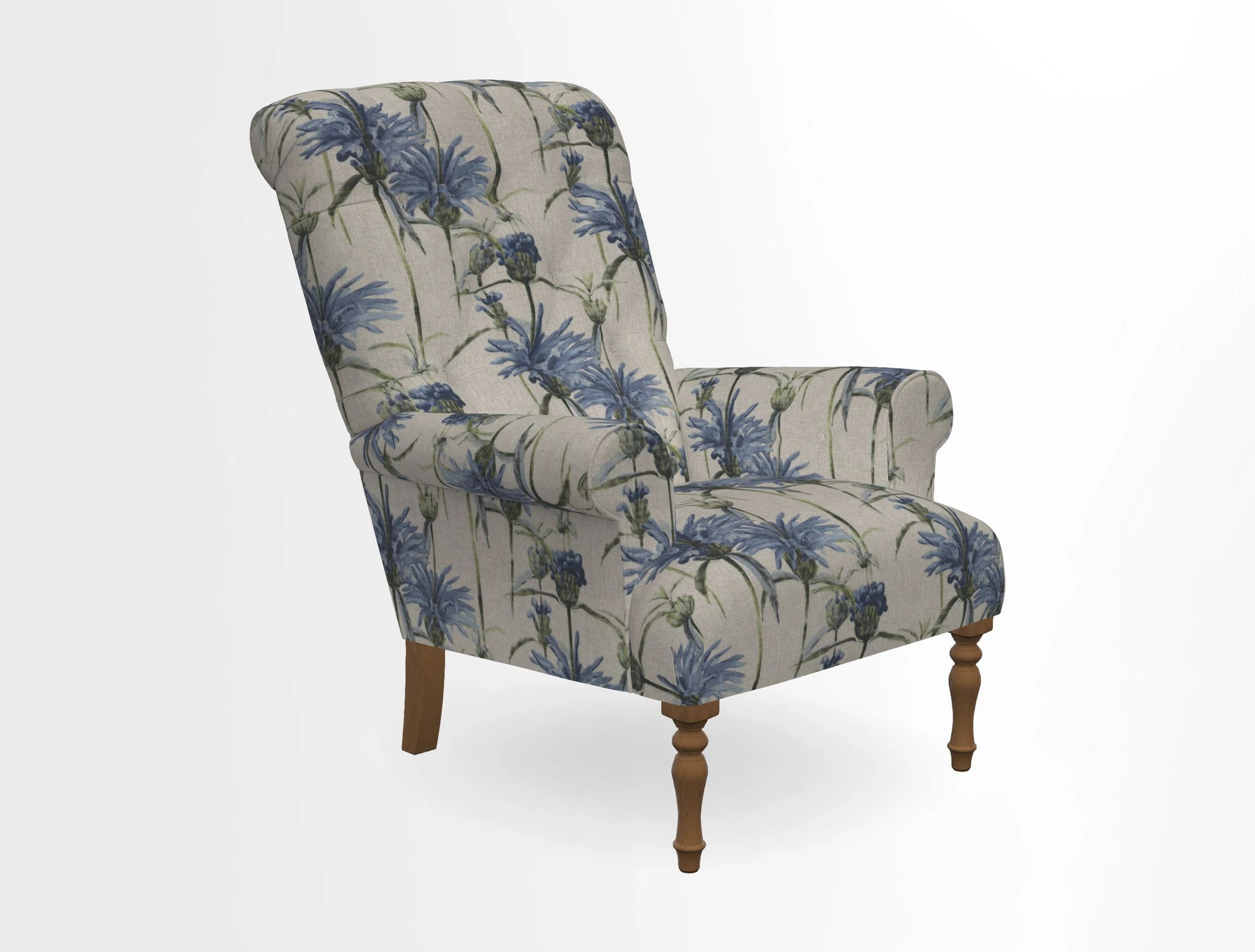 Chelsham Chair in Roxburgh Herringbone Paprika
