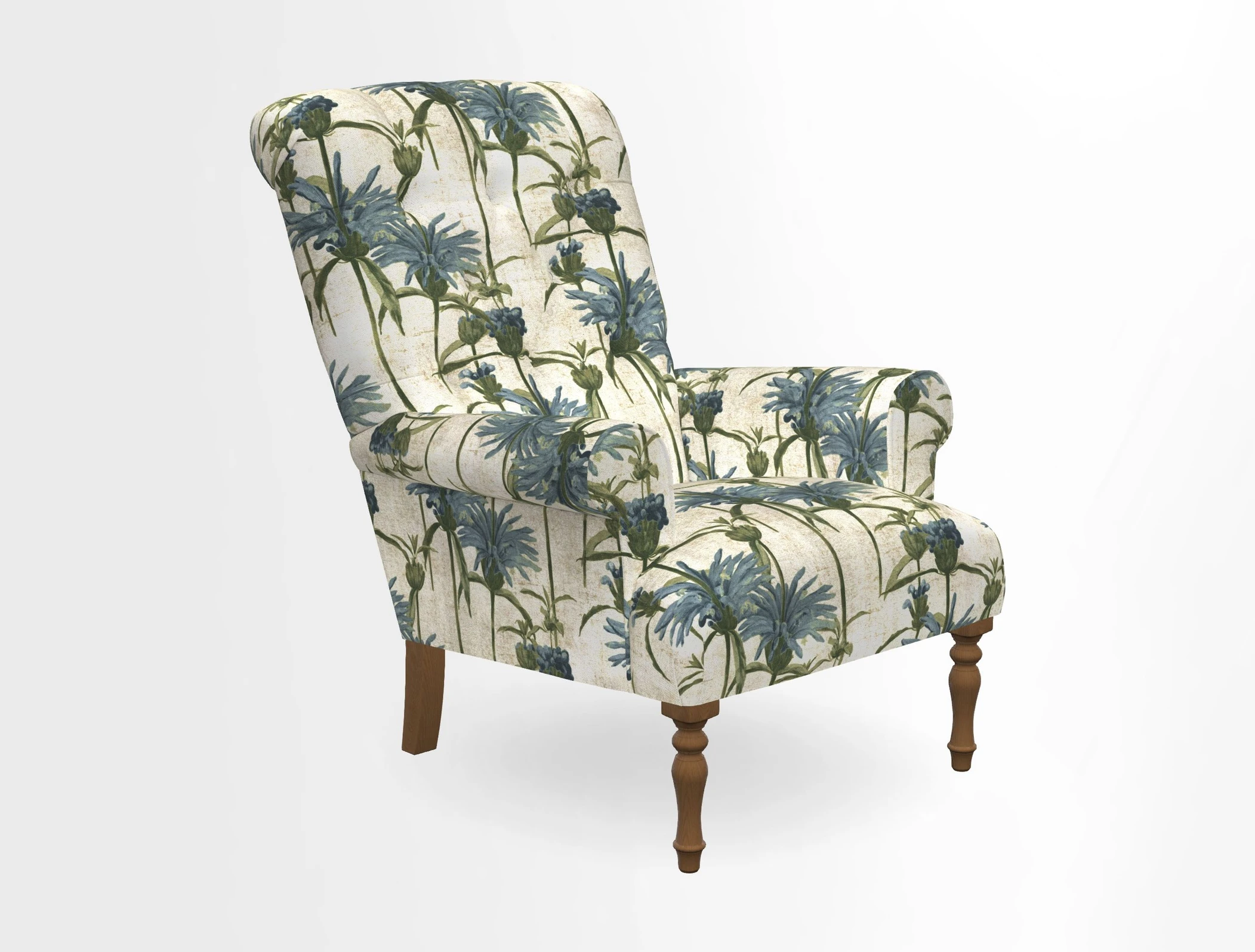Chelsham Chair in Roxburgh Herringbone Paprika