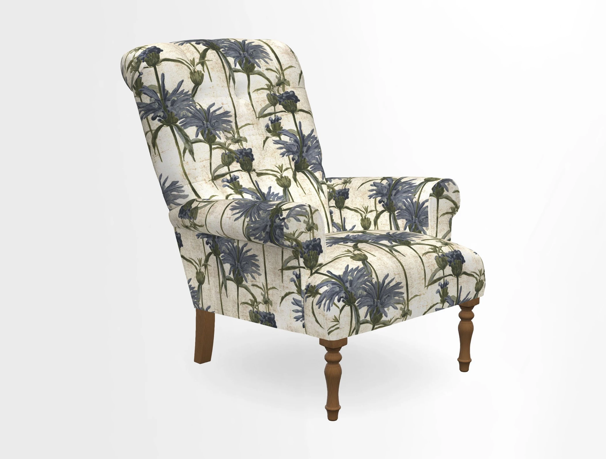 Chelsham Chair in Roxburgh Herringbone Paprika