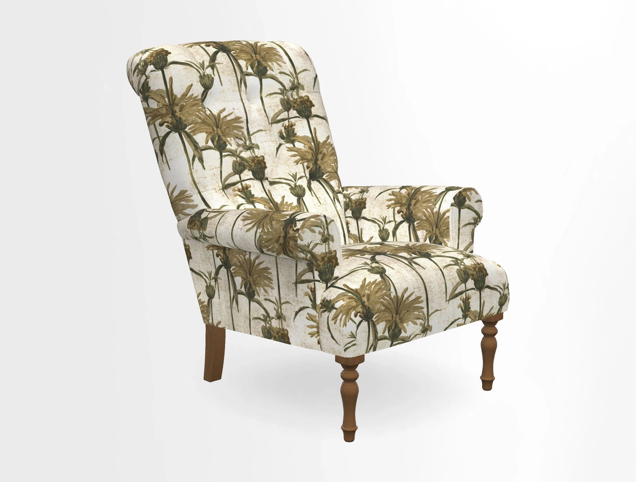 Chelsham Chair in Roxburgh Herringbone Paprika