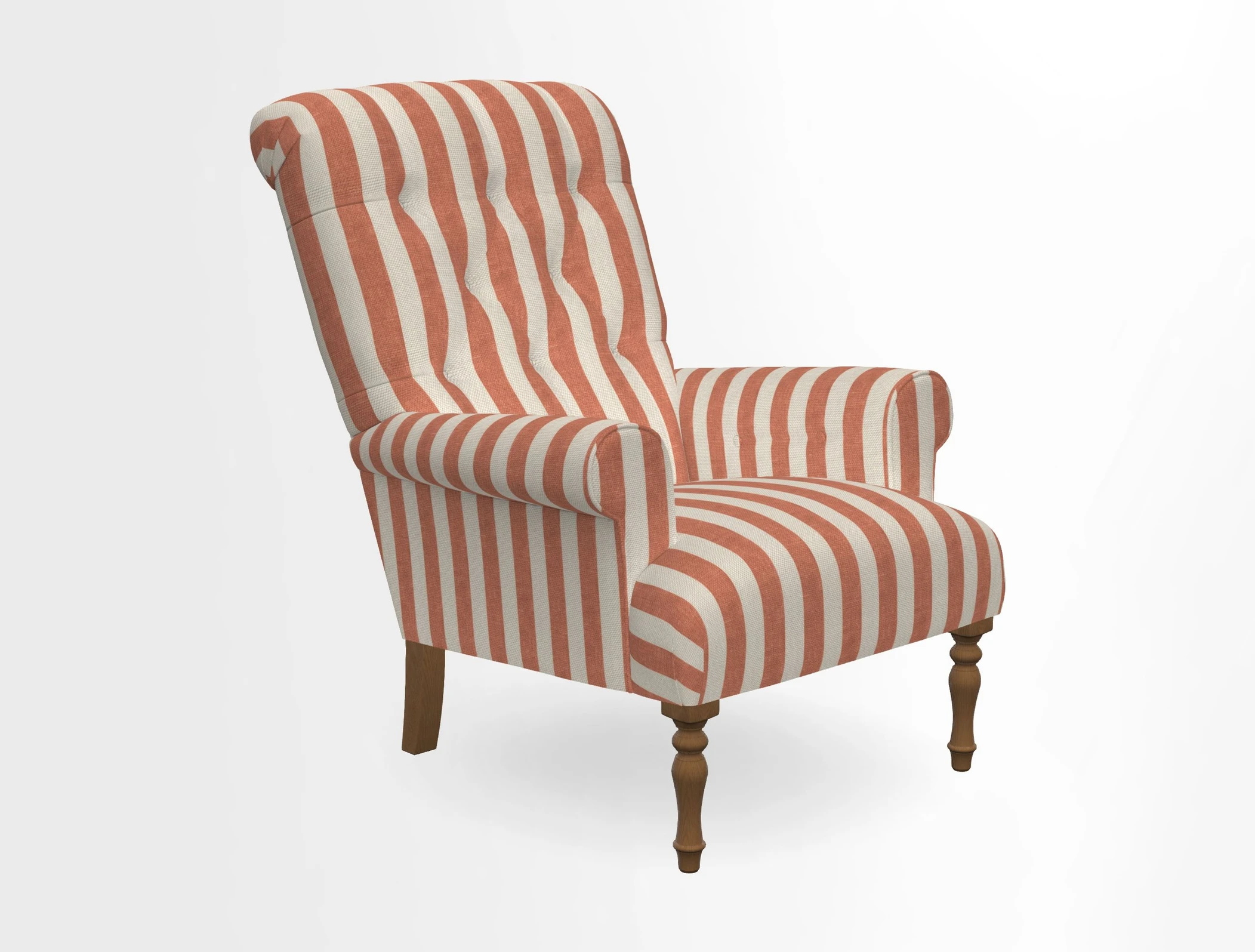 Chelsham Chair in Roxburgh Herringbone Paprika