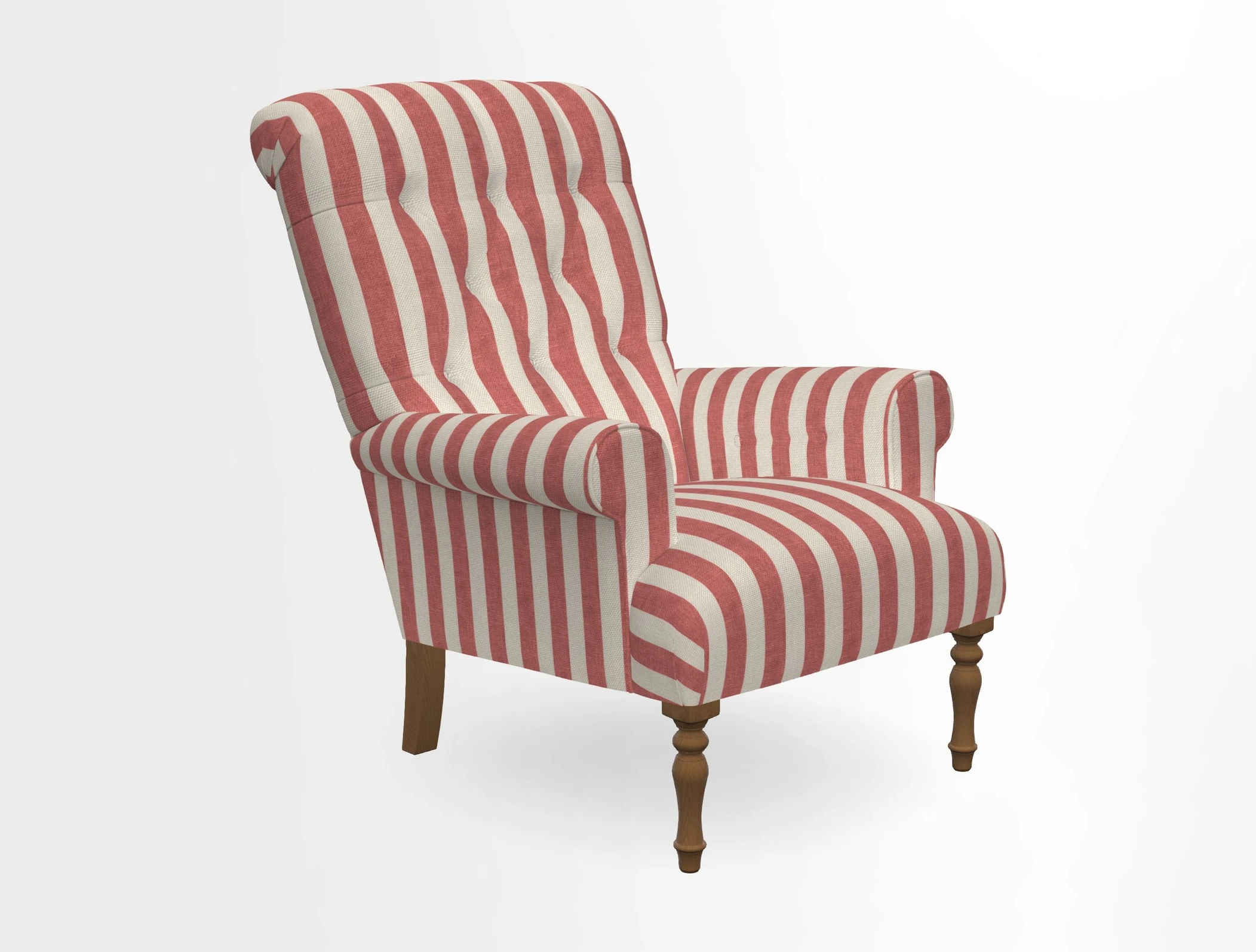 Chelsham Chair in Roxburgh Herringbone Paprika