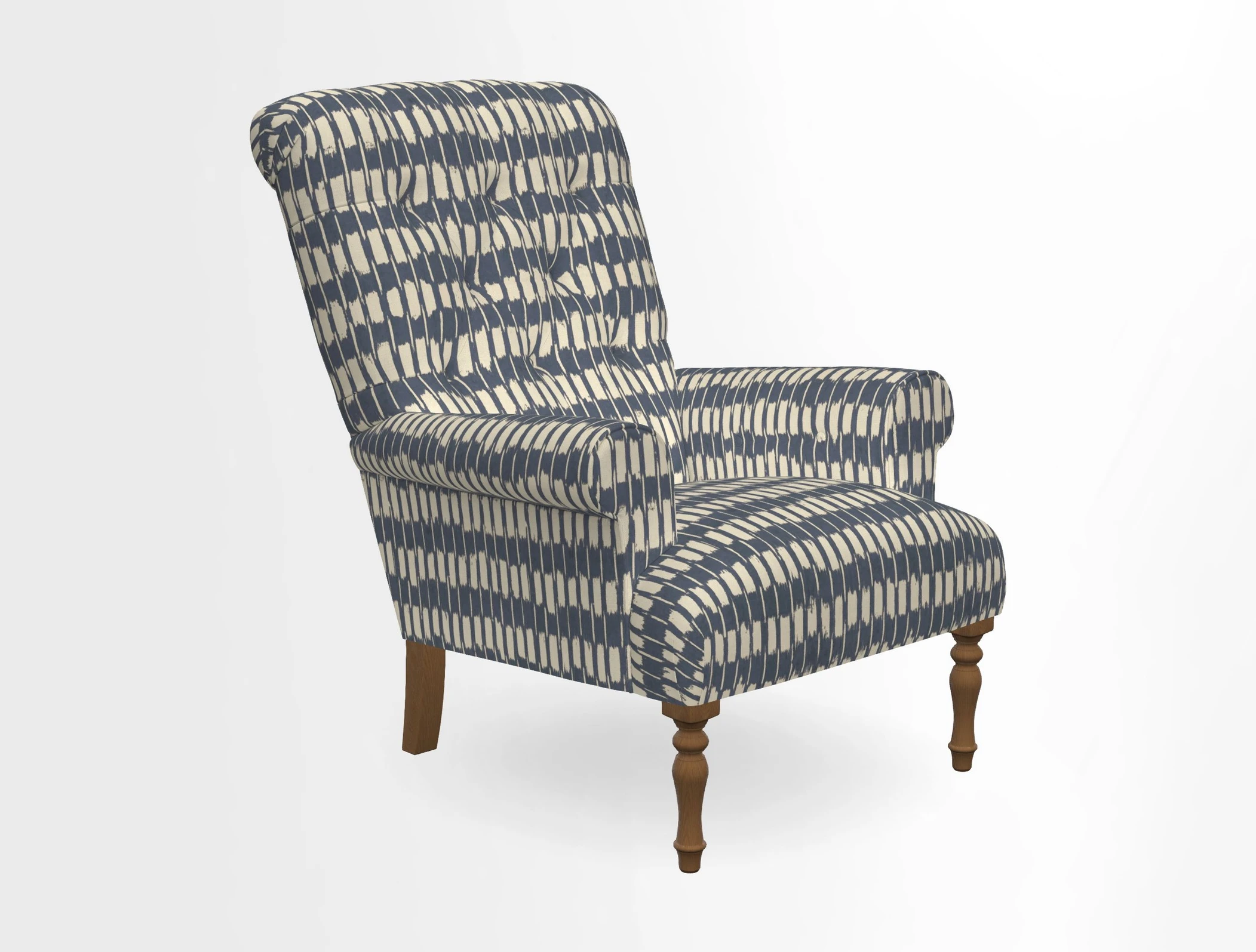 Chelsham Chair in Roxburgh Herringbone Paprika