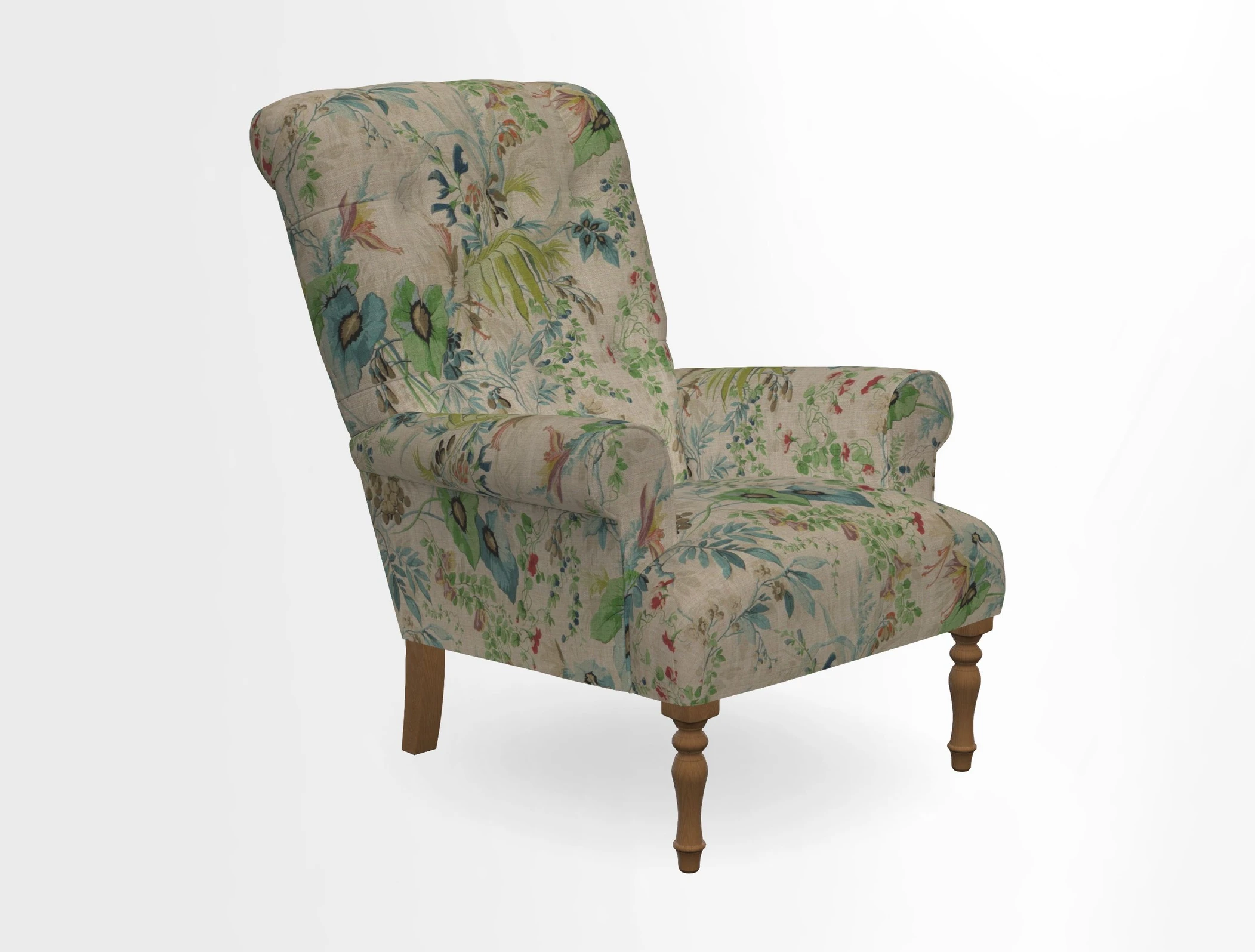 Chelsham Chair in Roxburgh Herringbone Paprika