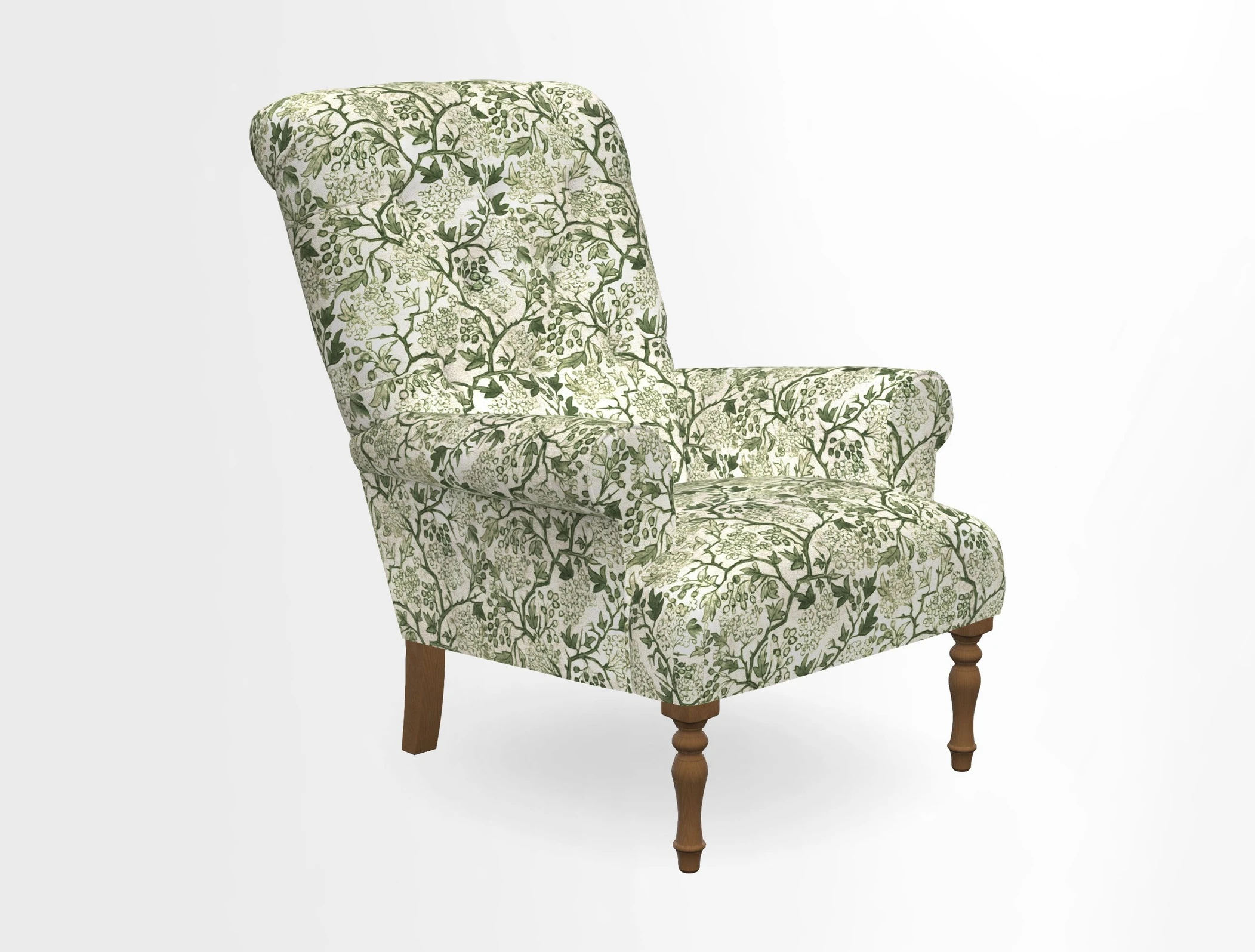 Chelsham Chair in Roxburgh Herringbone Paprika