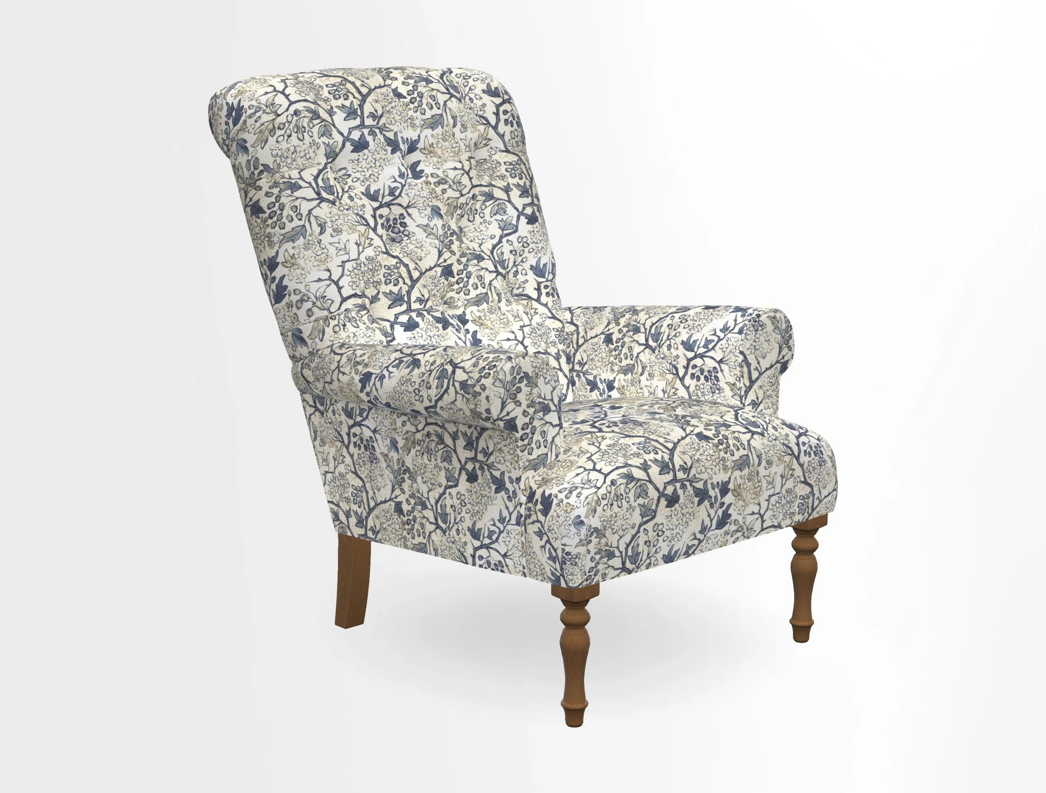 Chelsham Chair in Roxburgh Herringbone Paprika