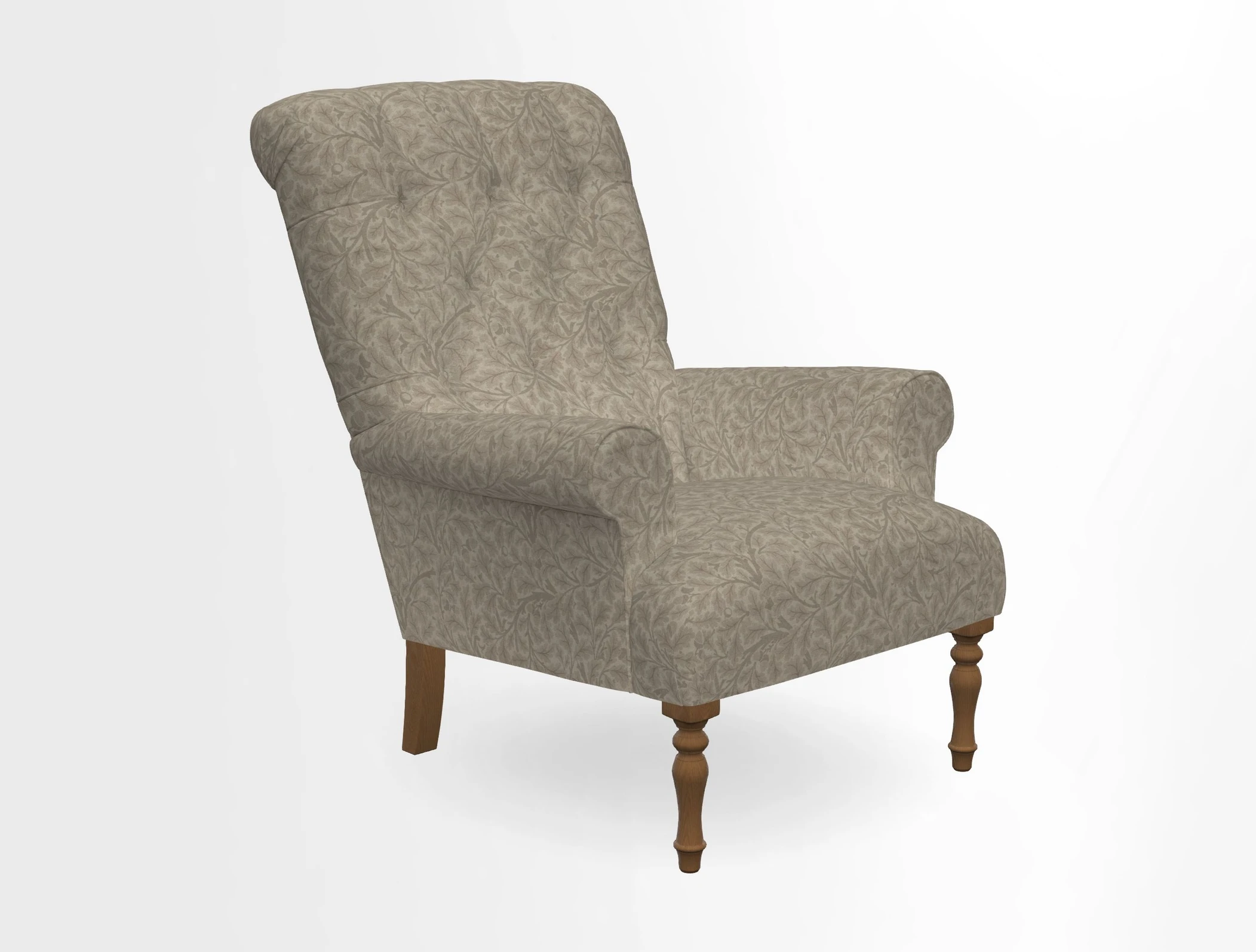 Chelsham Chair in Roxburgh Herringbone Paprika