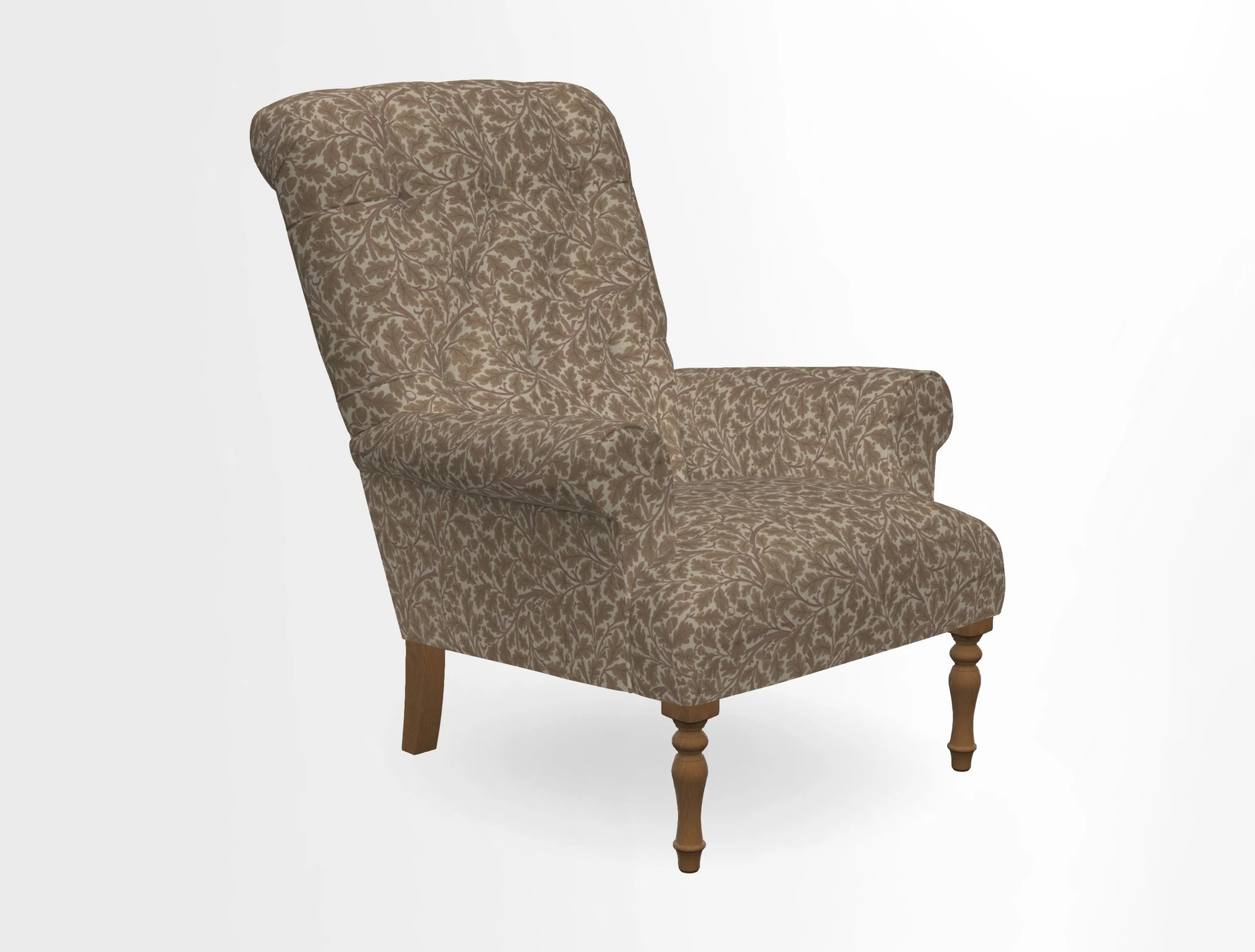 Chelsham Chair in Roxburgh Herringbone Paprika