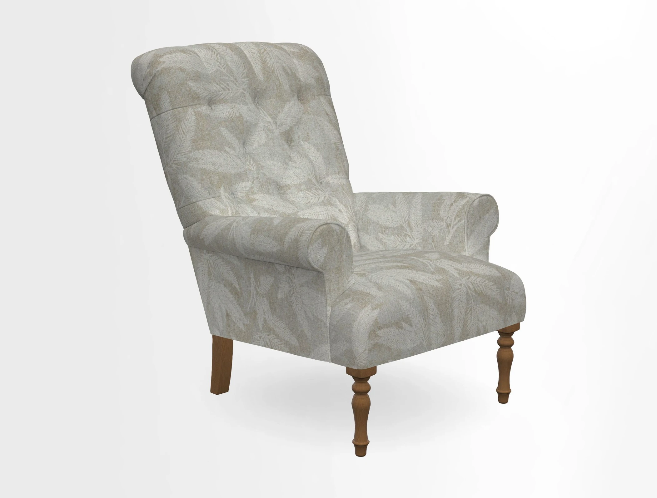 Chelsham Chair in Roxburgh Herringbone Paprika