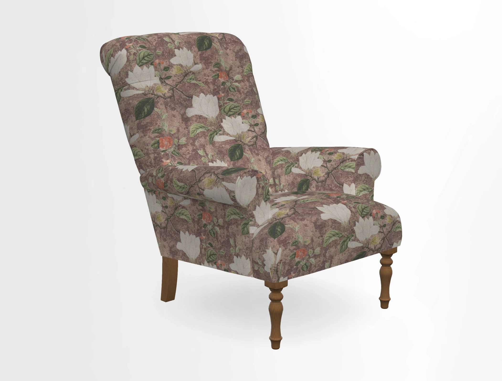 Chelsham Chair in Roxburgh Herringbone Paprika