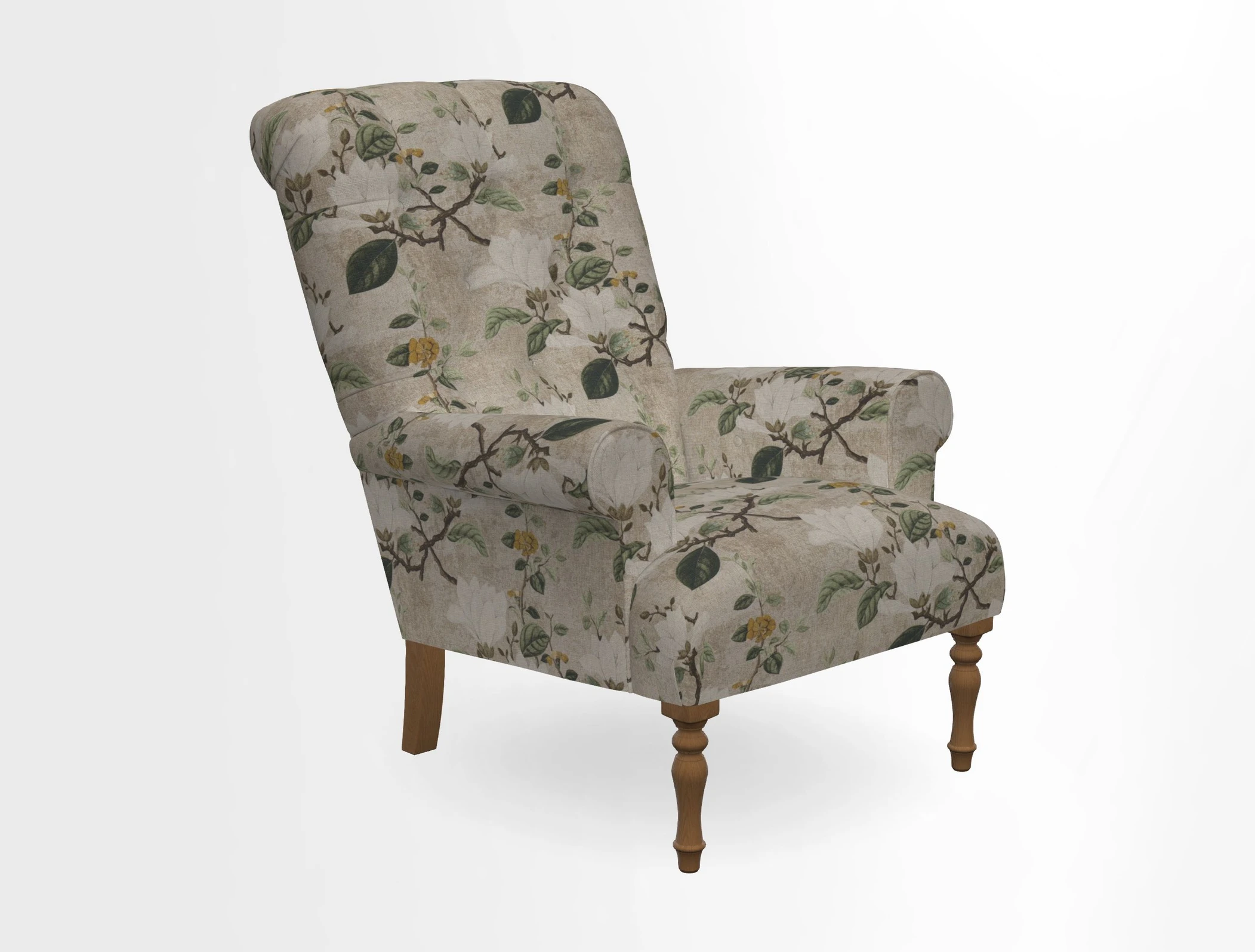 Chelsham Chair in Roxburgh Herringbone Paprika
