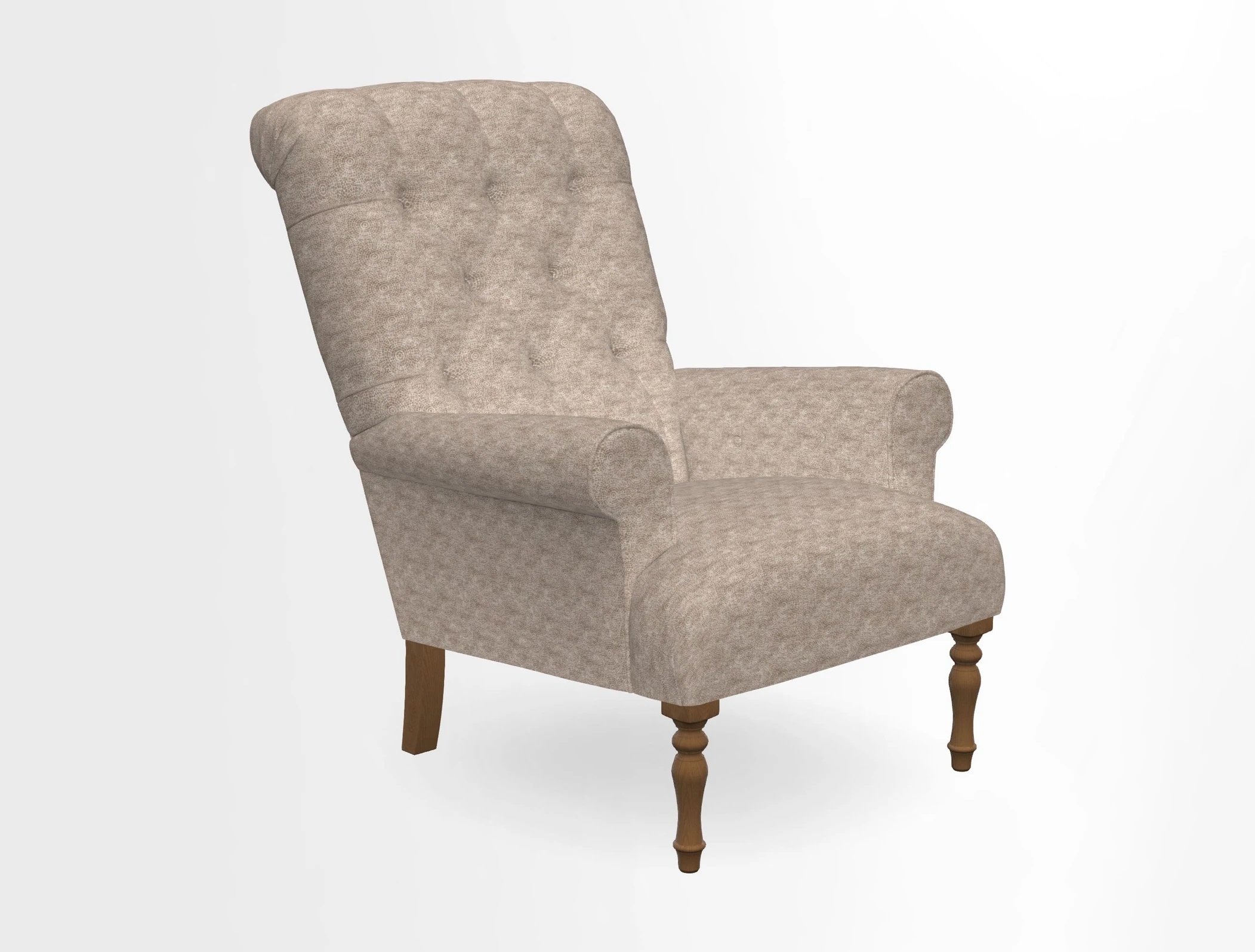 Chelsham Chair in Roxburgh Herringbone Paprika