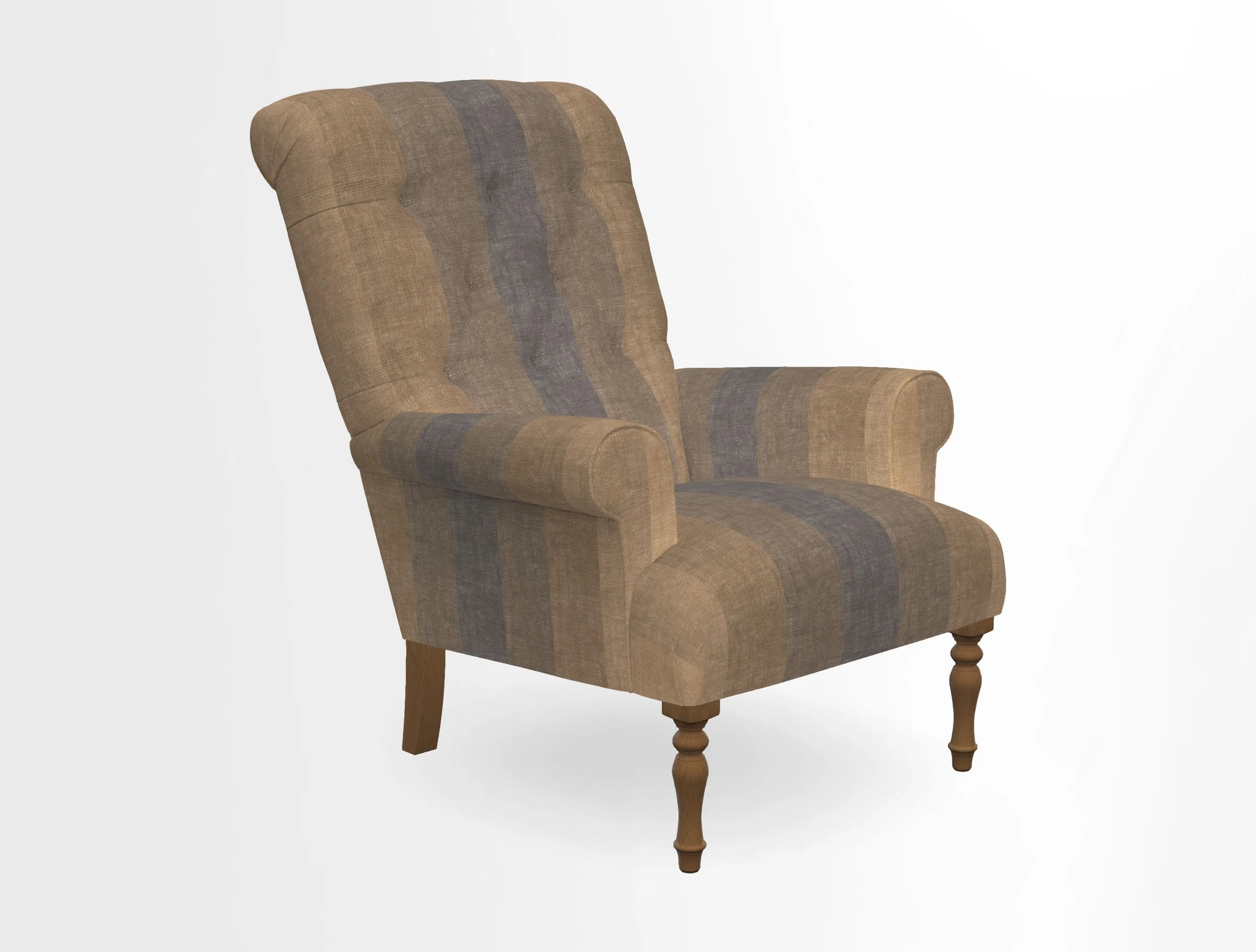 Chelsham Chair in Roxburgh Herringbone Paprika