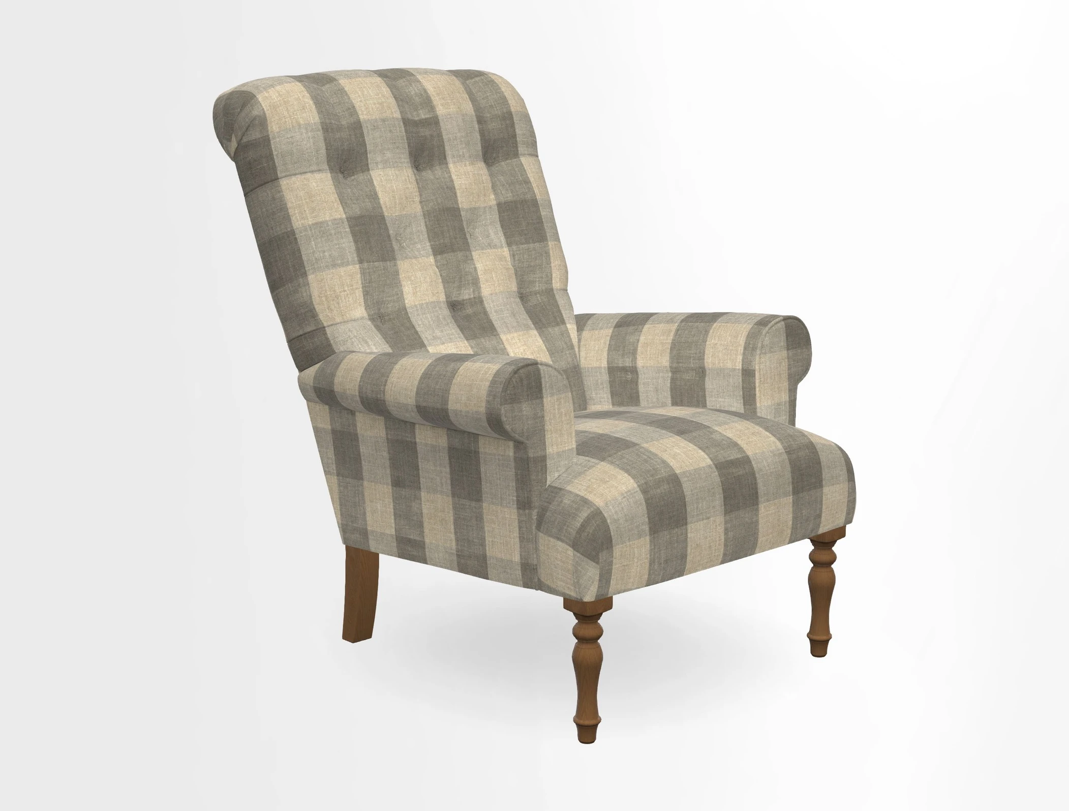 Chelsham Chair in Roxburgh Herringbone Paprika