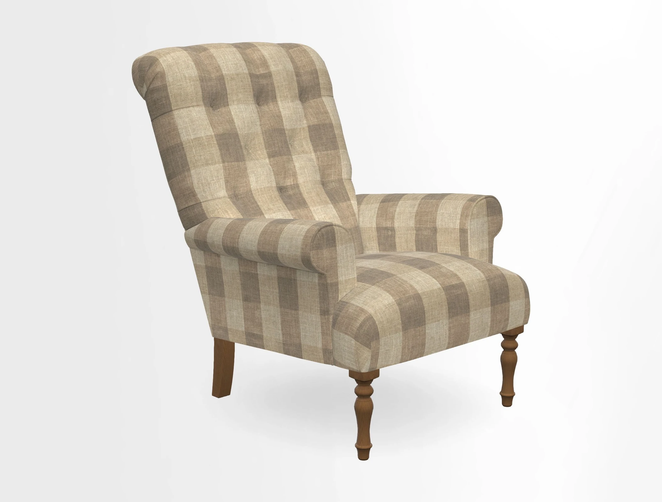 Chelsham Chair in Roxburgh Herringbone Paprika