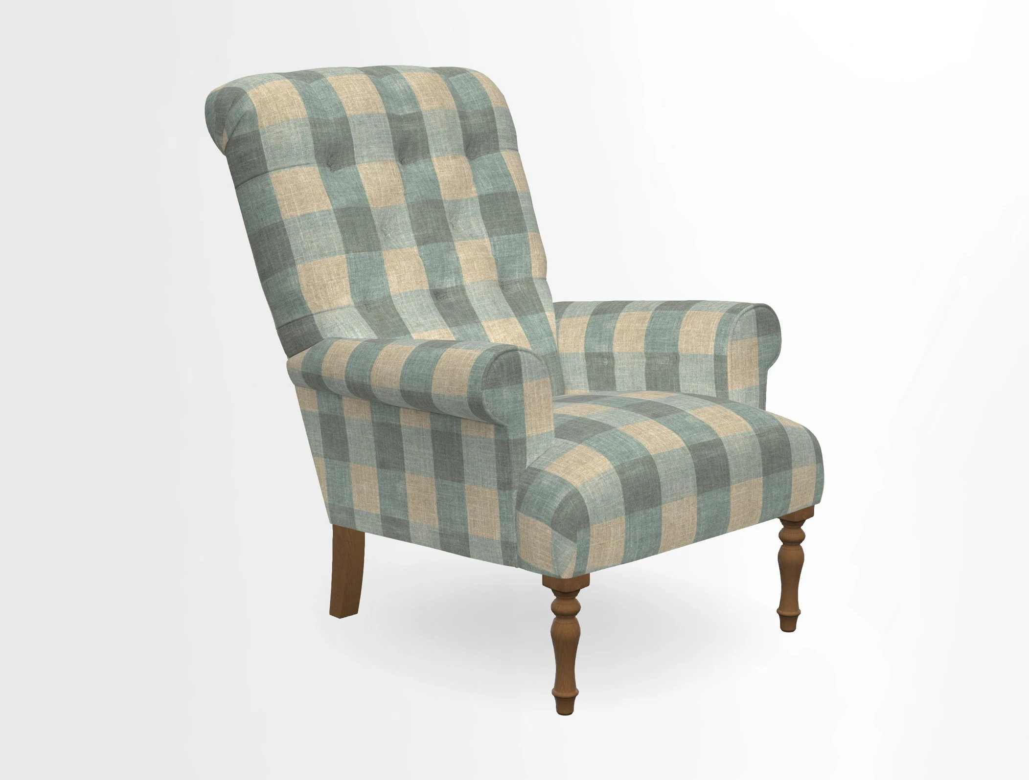 Chelsham Chair in Roxburgh Herringbone Paprika