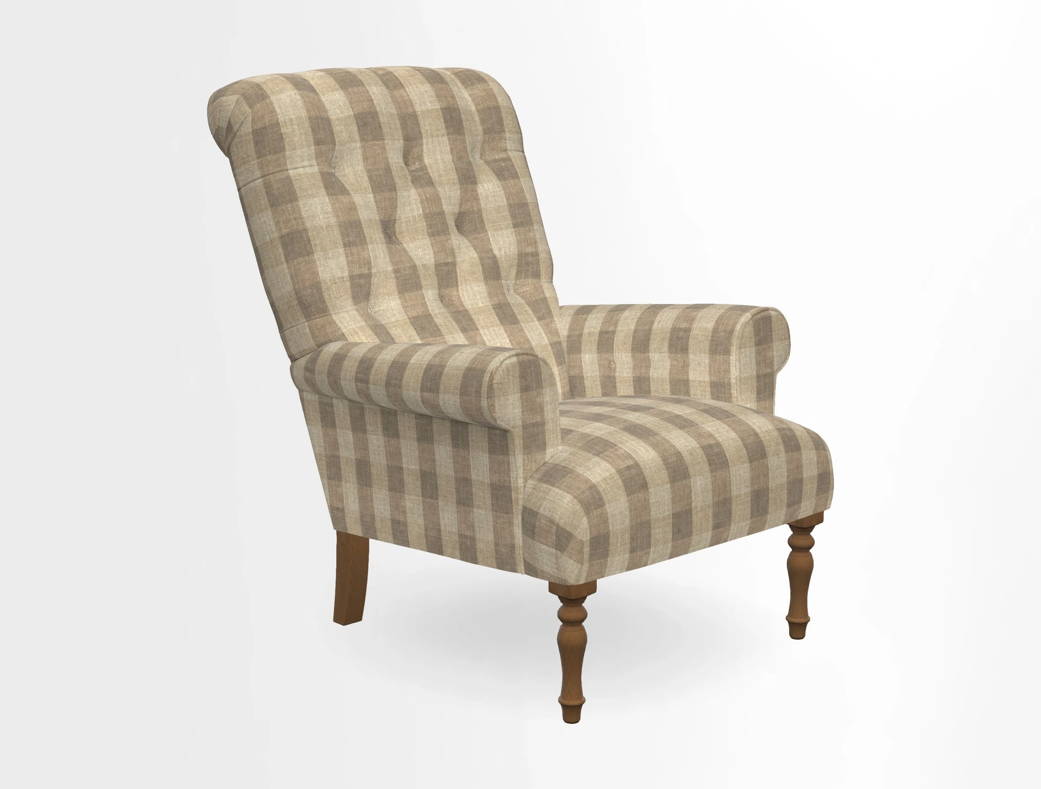 Chelsham Chair in Roxburgh Herringbone Paprika
