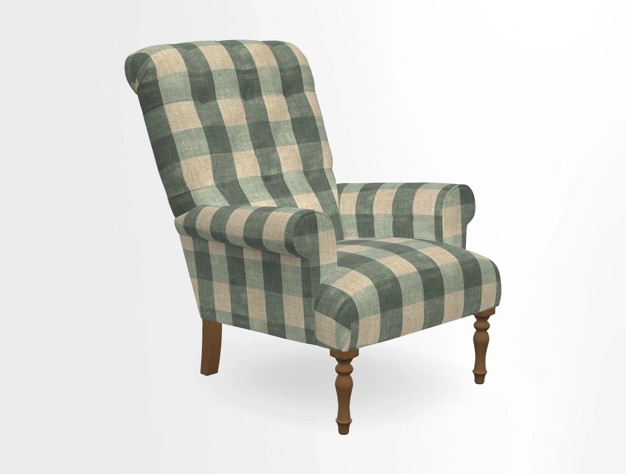 Chelsham Chair in Roxburgh Herringbone Paprika