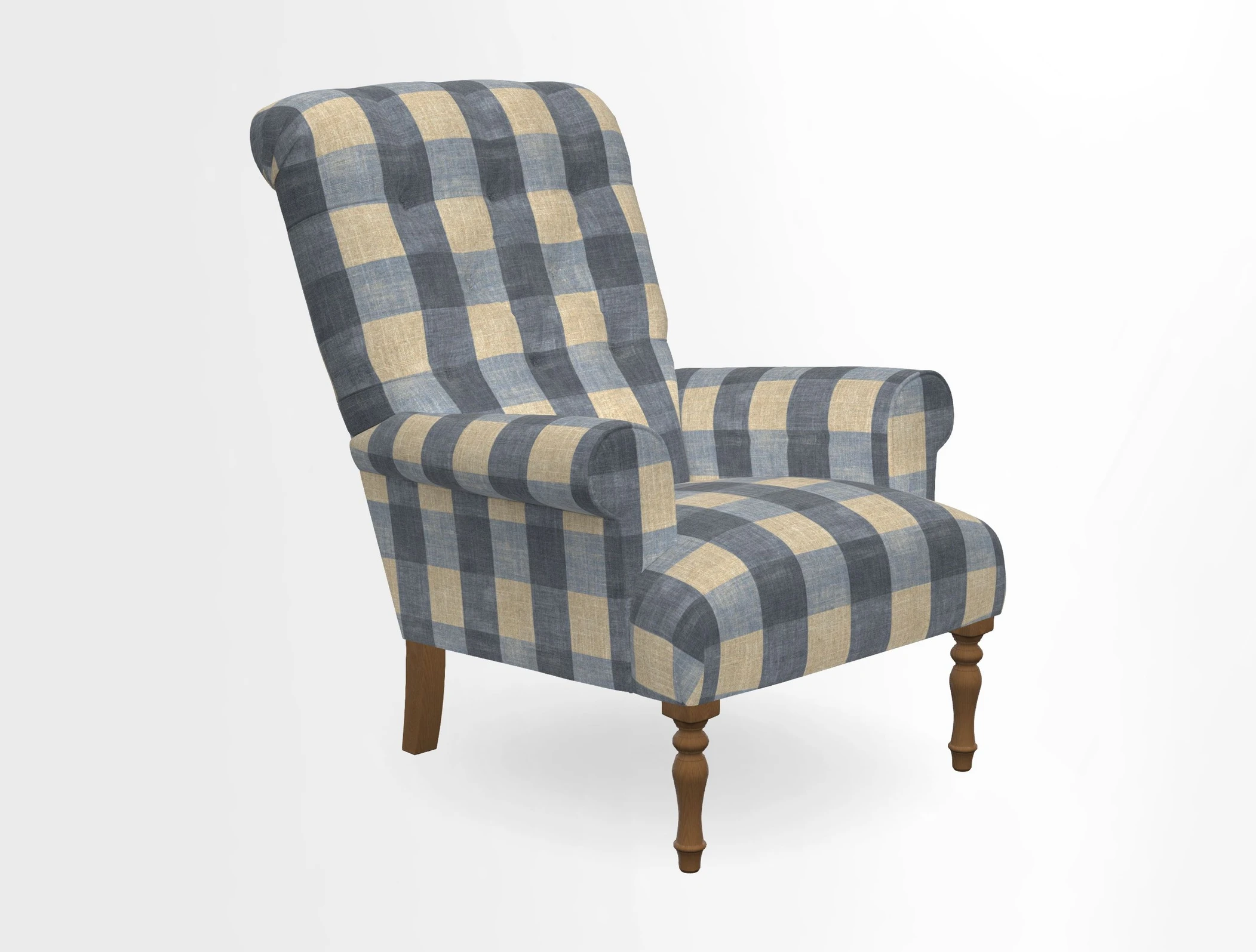 Chelsham Chair in Roxburgh Herringbone Paprika