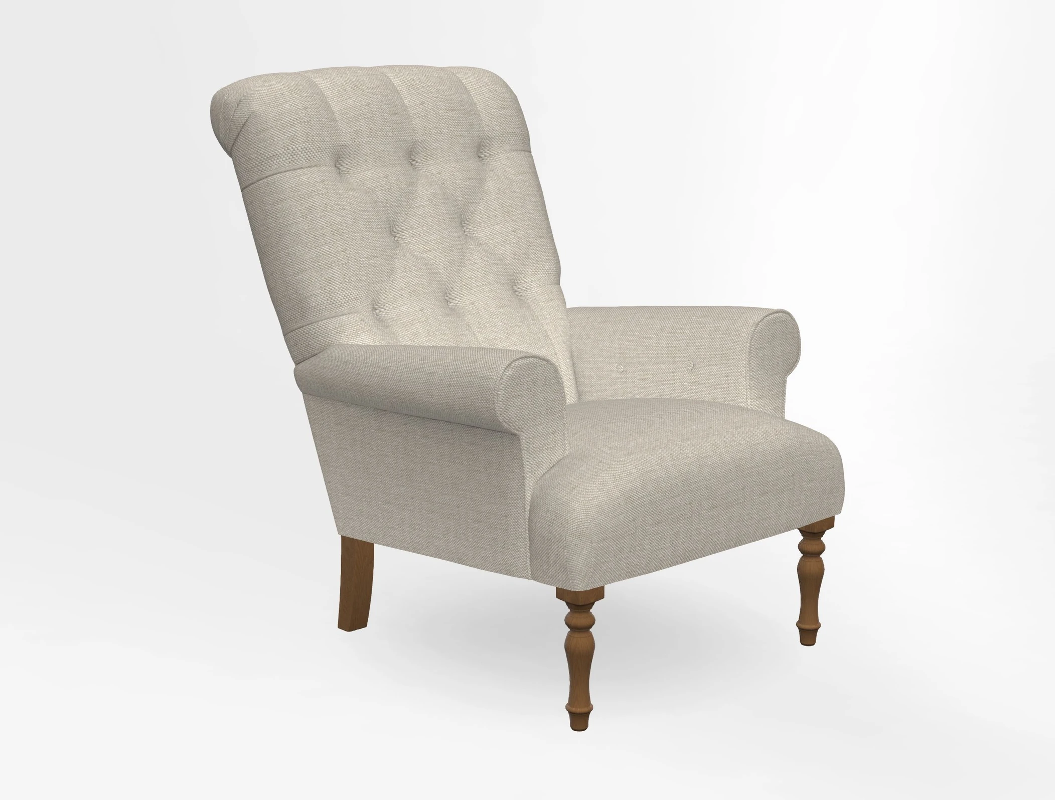 Chelsham Chair in Roxburgh Herringbone Paprika