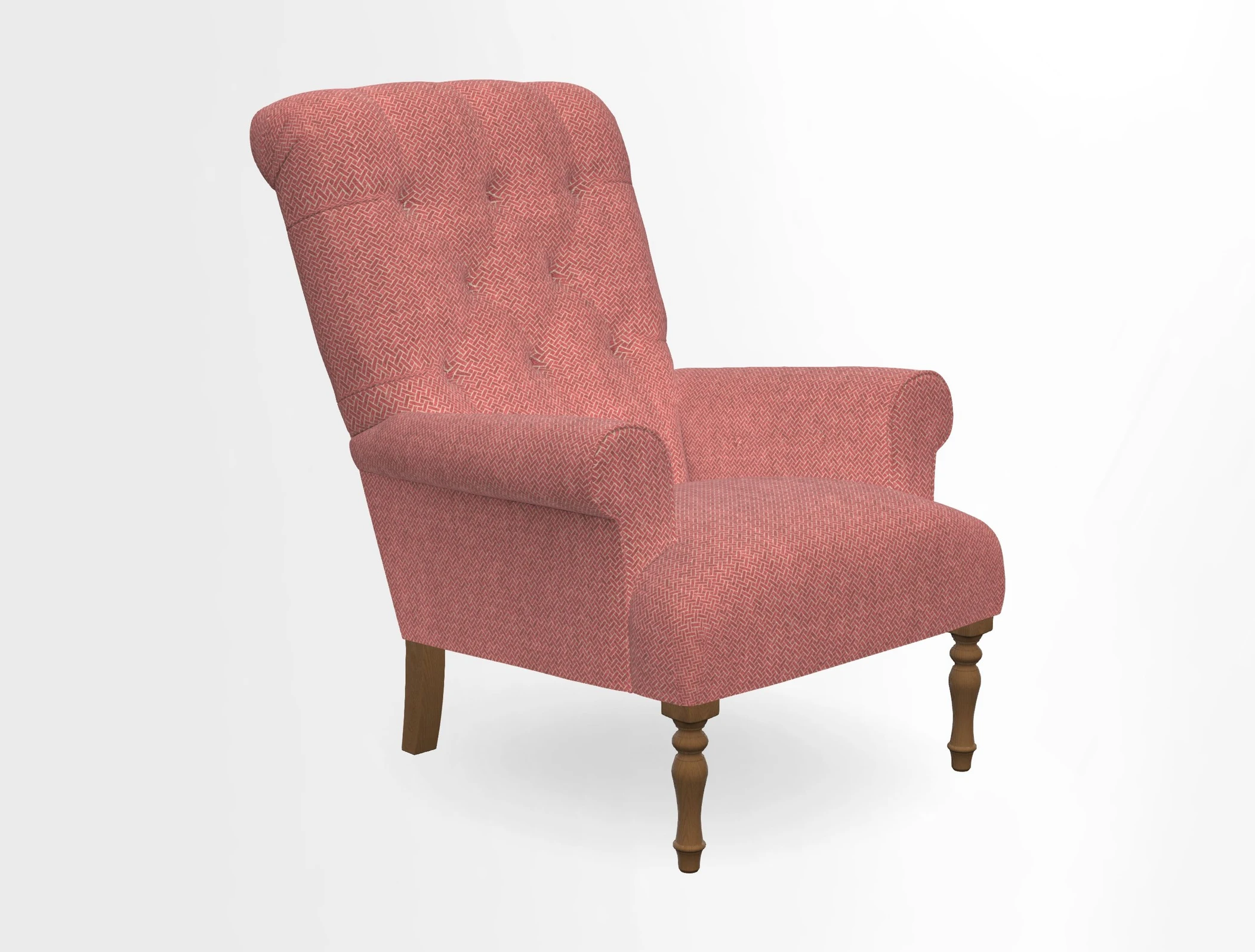 Chelsham Chair in Roxburgh Herringbone Paprika