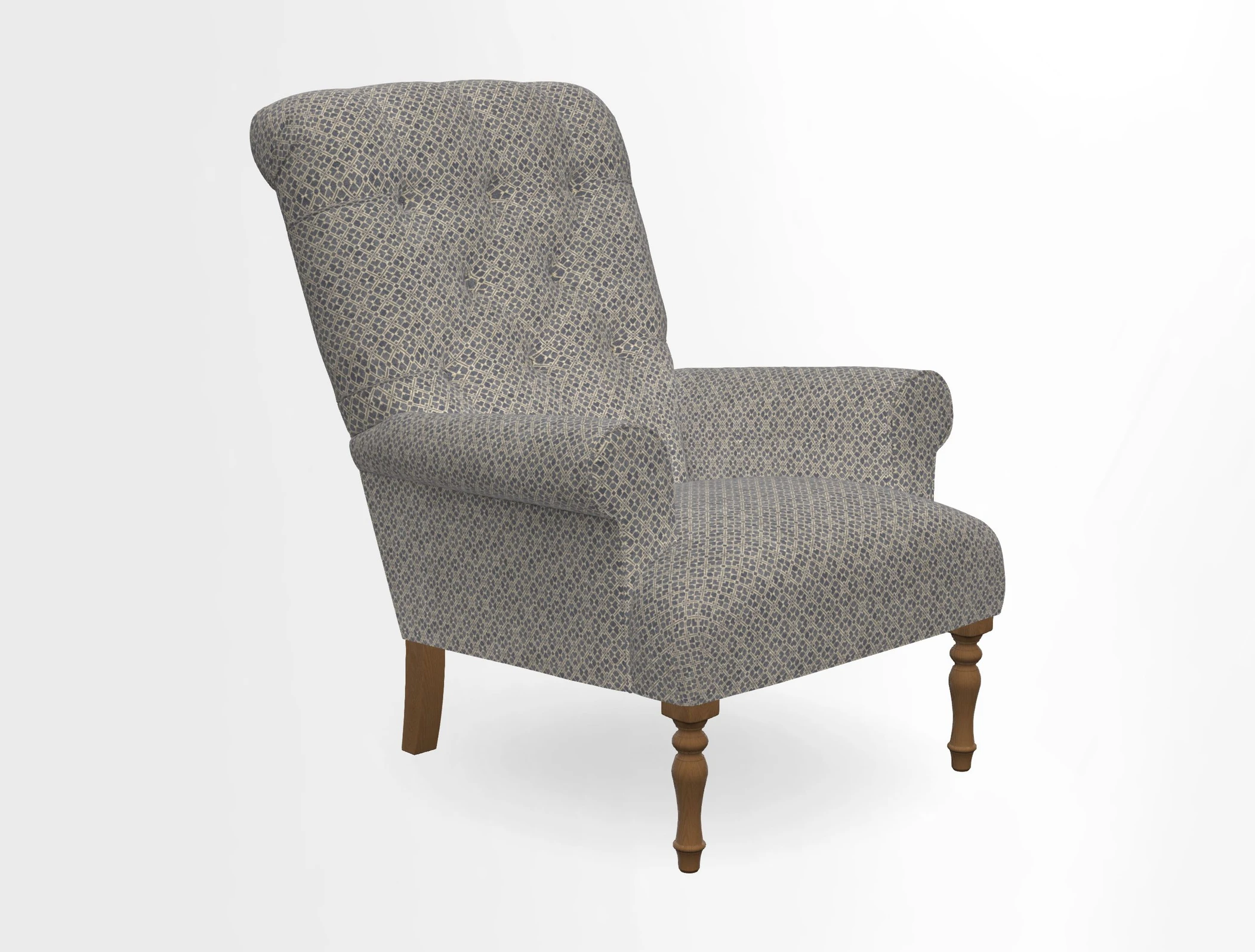 Chelsham Chair in Roxburgh Herringbone Paprika