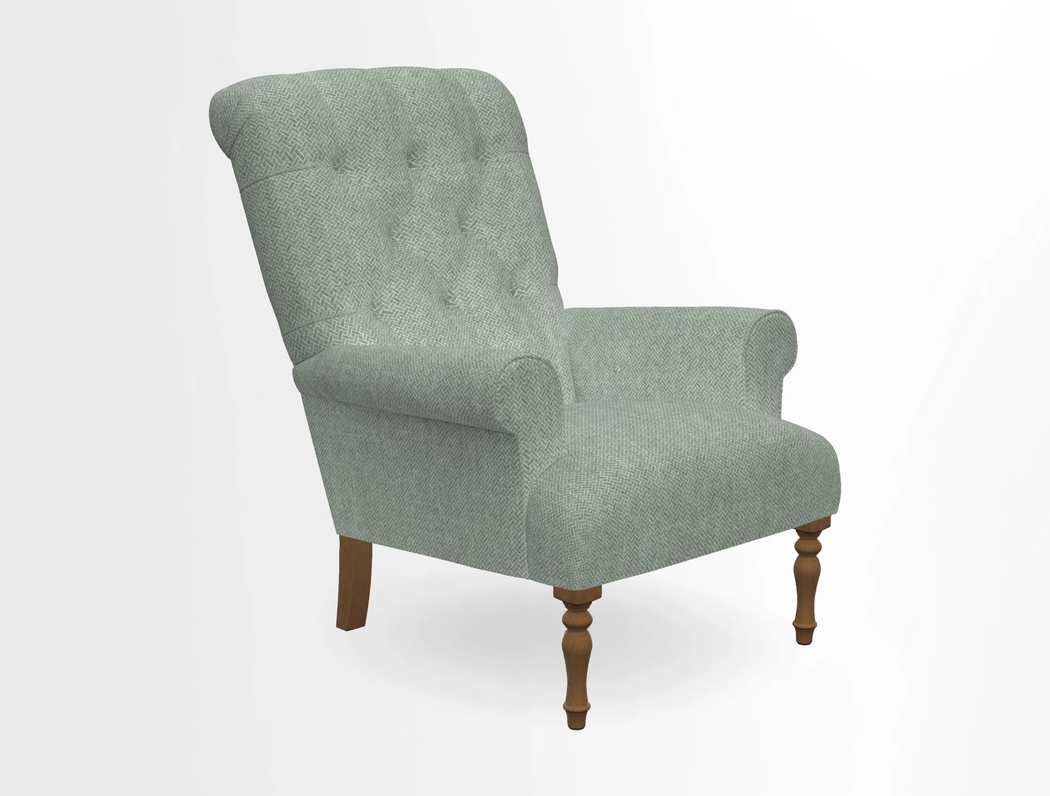 Chelsham Chair in Roxburgh Herringbone Paprika