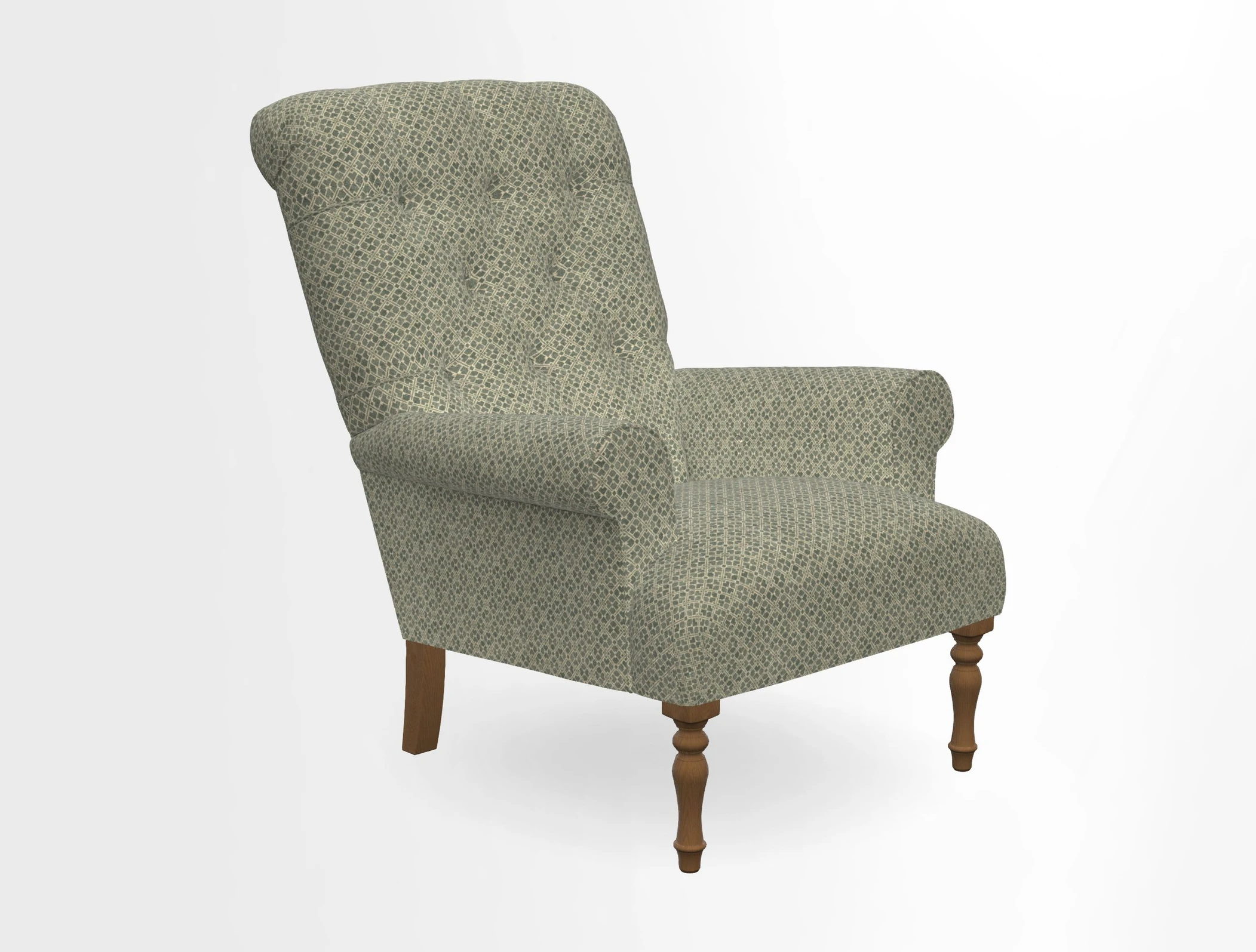 Chelsham Chair in Roxburgh Herringbone Paprika