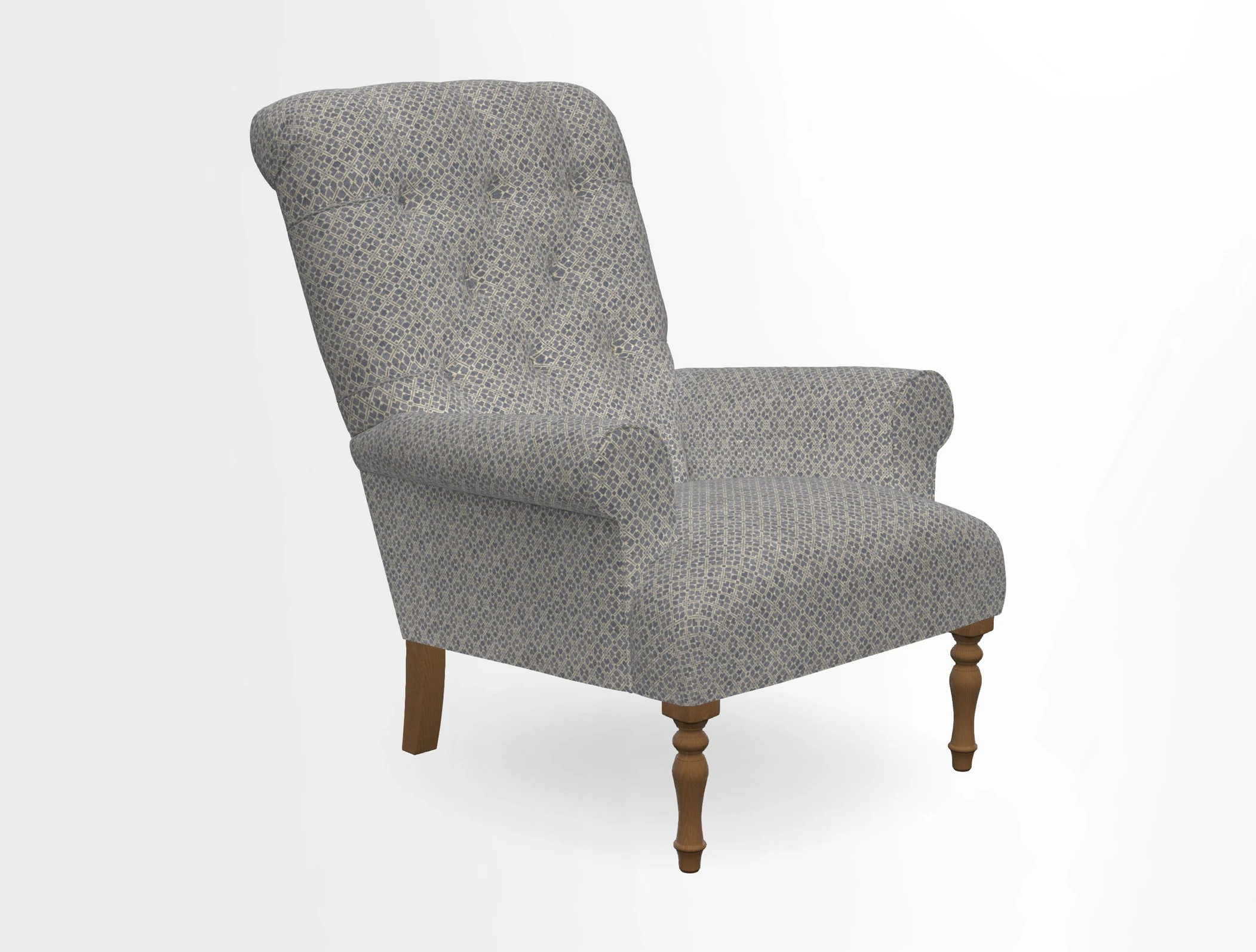 Chelsham Chair in Roxburgh Herringbone Paprika