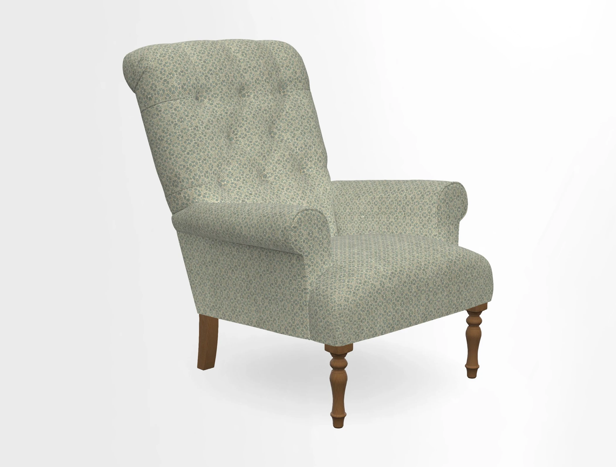 Chelsham Chair in Roxburgh Herringbone Paprika