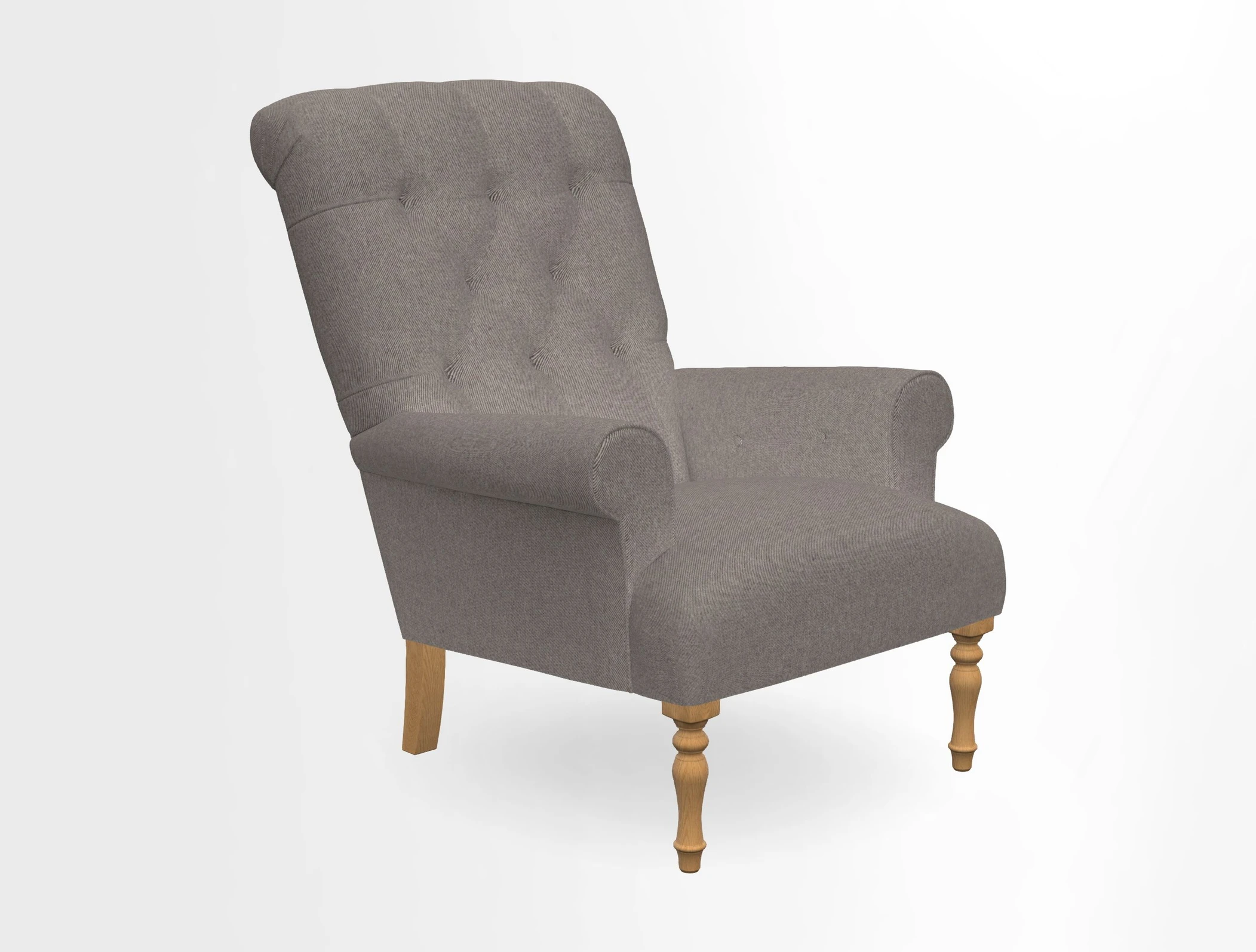Chelsham Chair in Roxburgh Herringbone Paprika