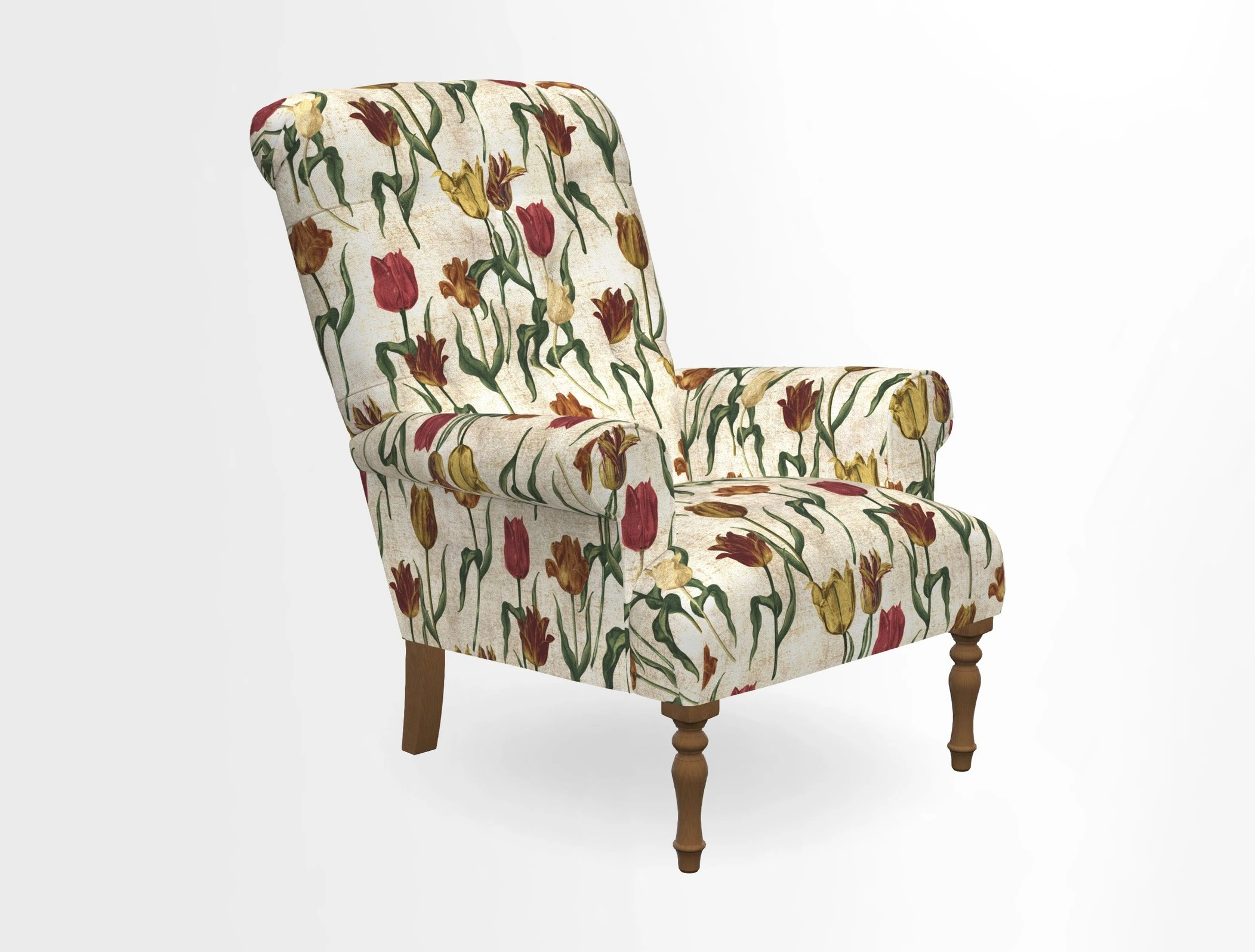 Chelsham Chair in Roxburgh Herringbone Paprika