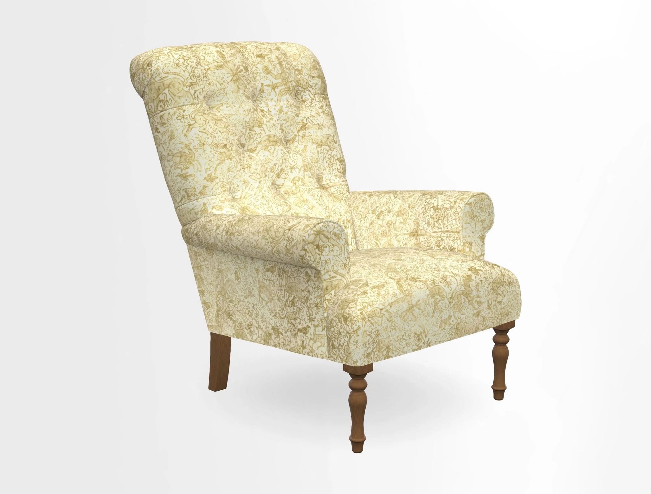 Chelsham Chair in Roxburgh Herringbone Paprika